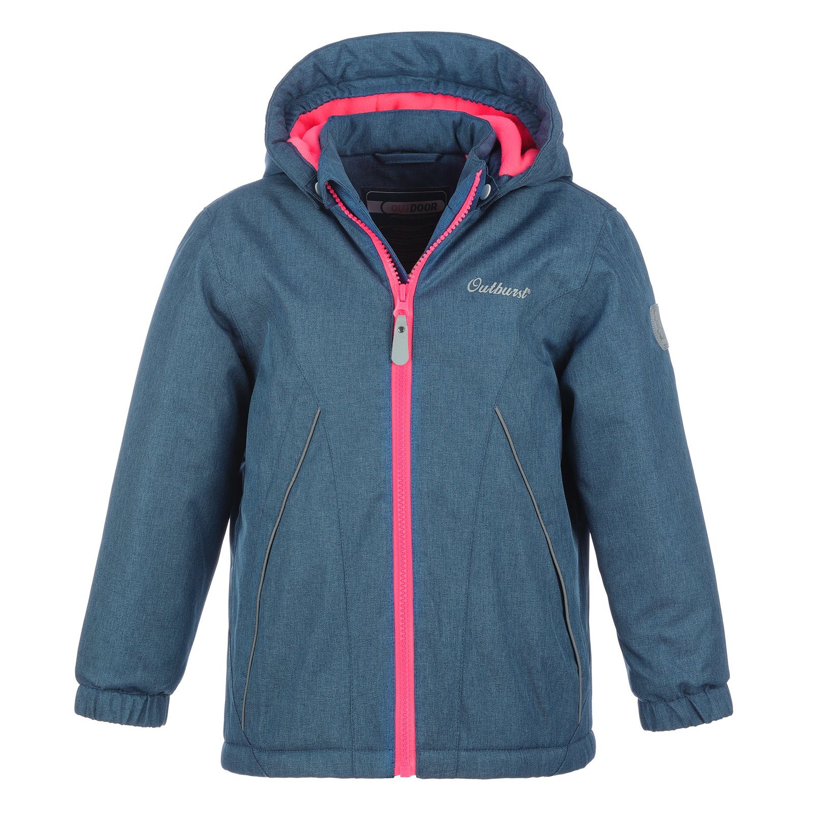 Outburst Funktionsjacke Kinder Mädchen Regenjacke - Outdoor-Jacke mit Fleece-Futter