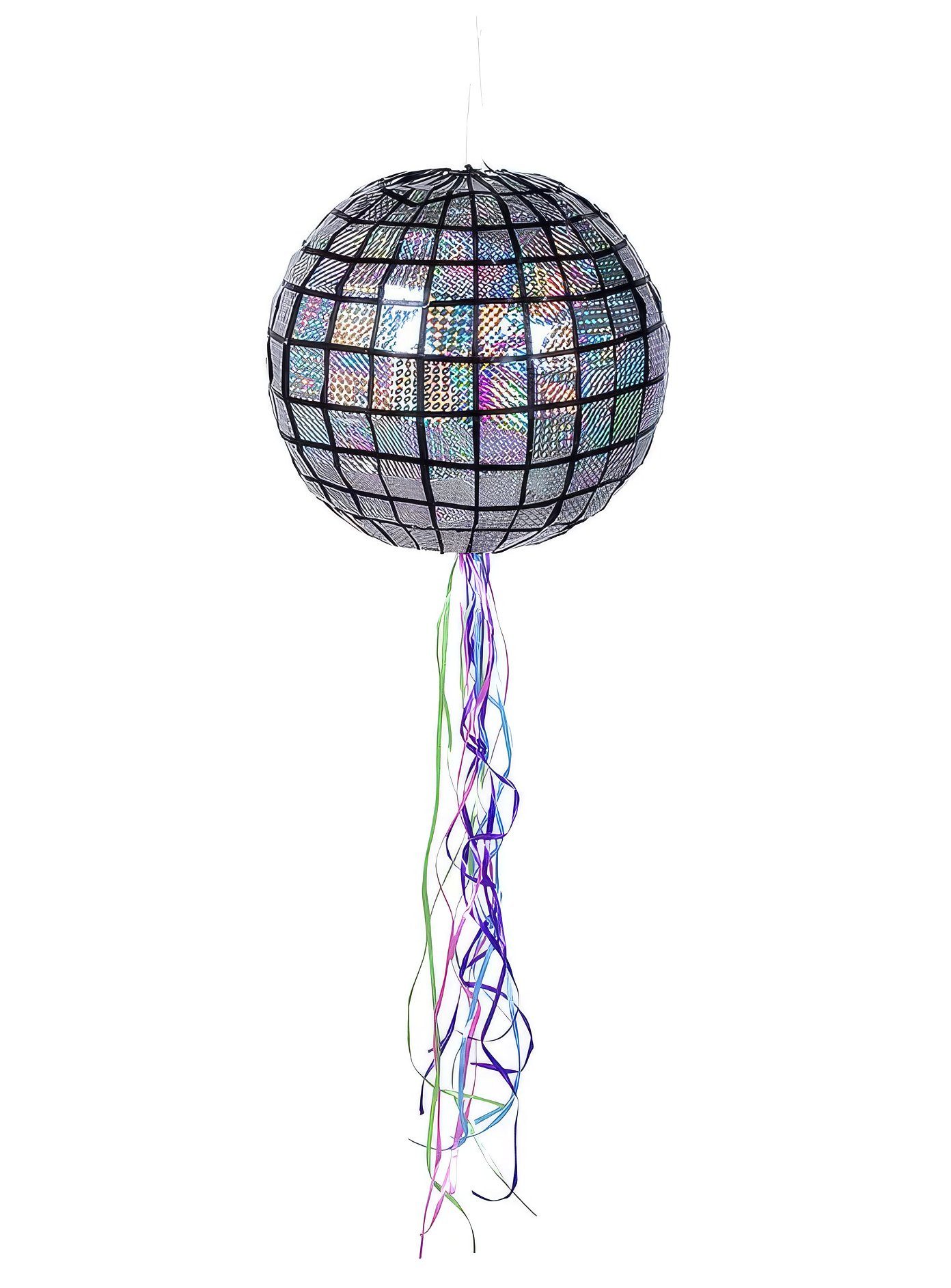 Boland Pinata Discokugel Zieh-Piñata, Gibt Deiner Party ein schlagendes Argument: Figur zum Befüllen mit