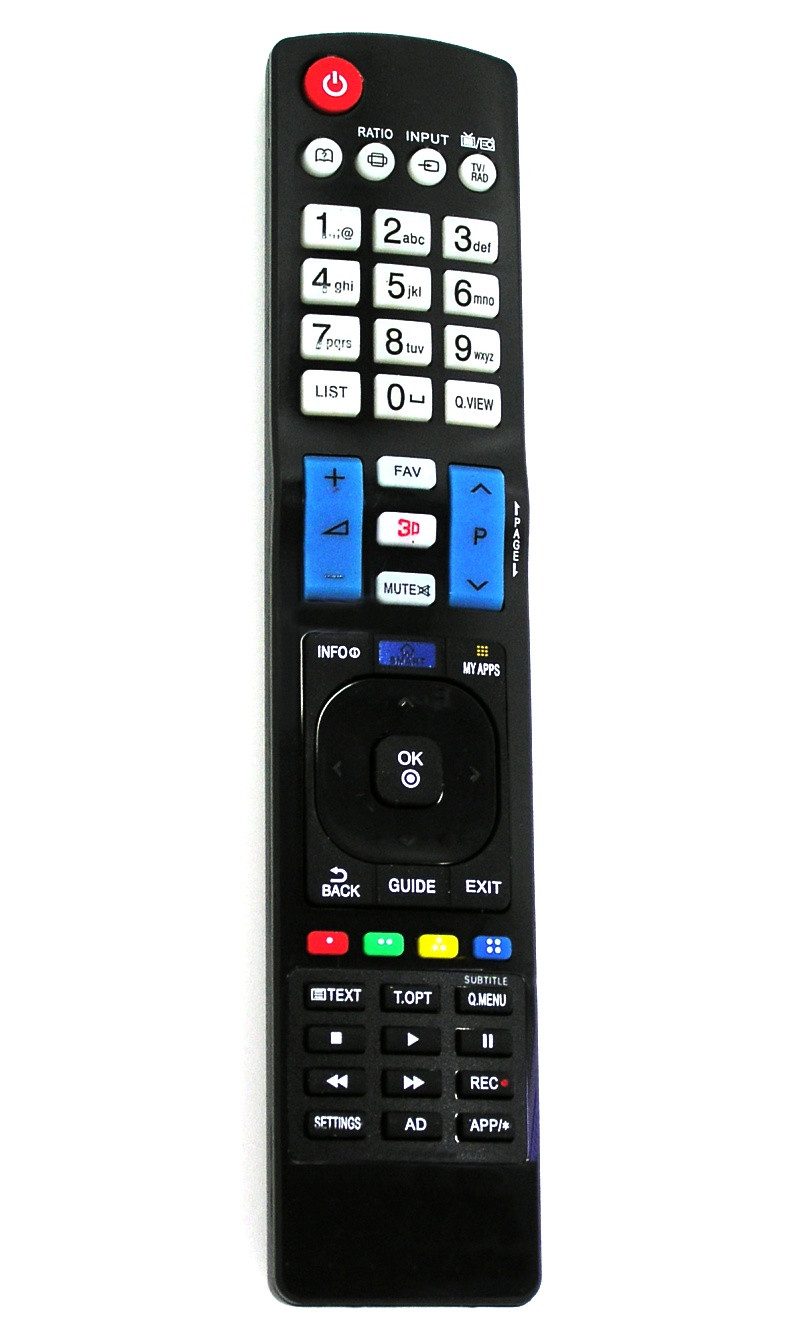 Alltro Ersatz Fernbedienung für LG 42LA6136AVS 42LA620 42LA6208 42LA6208AEU Fernbedienung