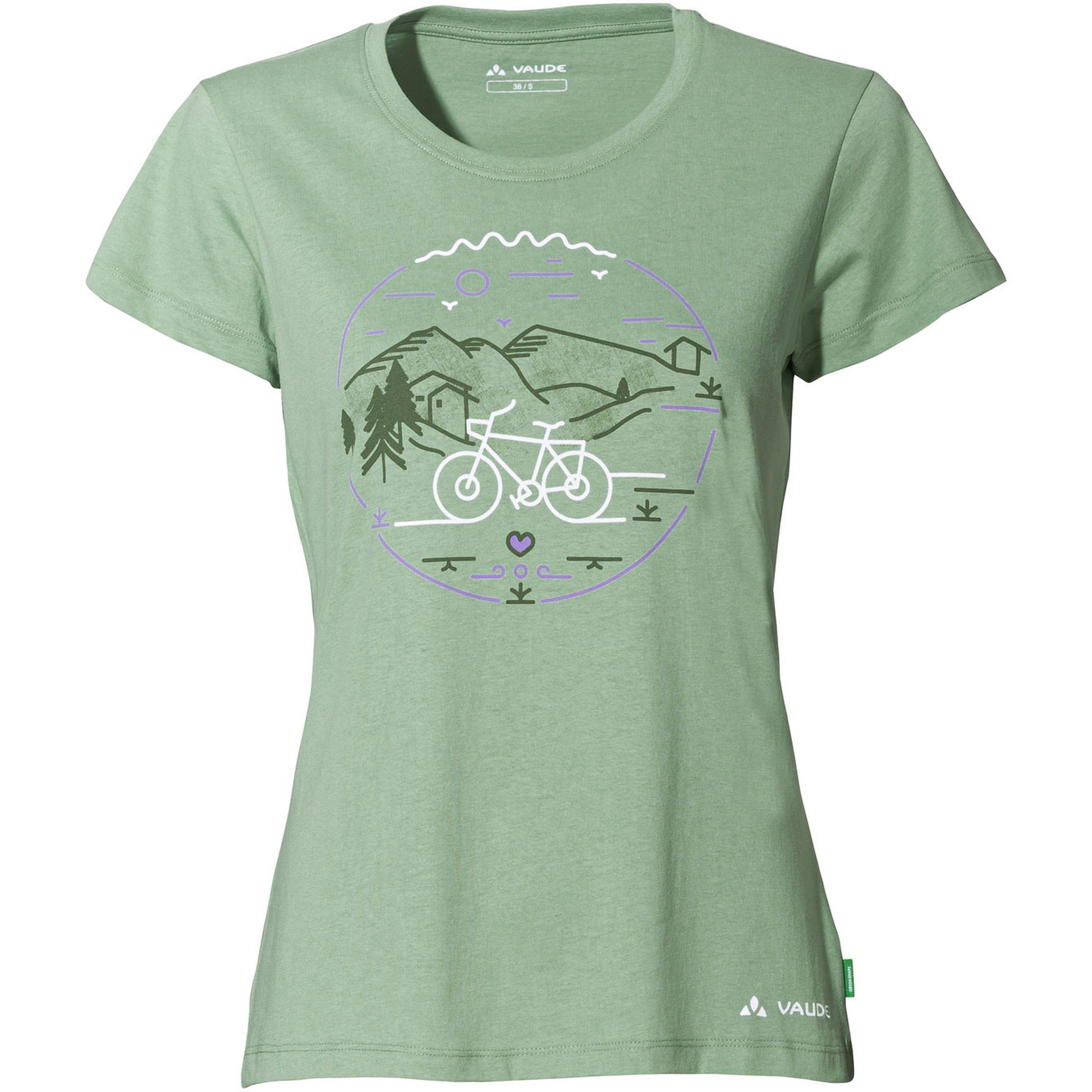 VAUDE green Cyclist V willow Funktionsshirt