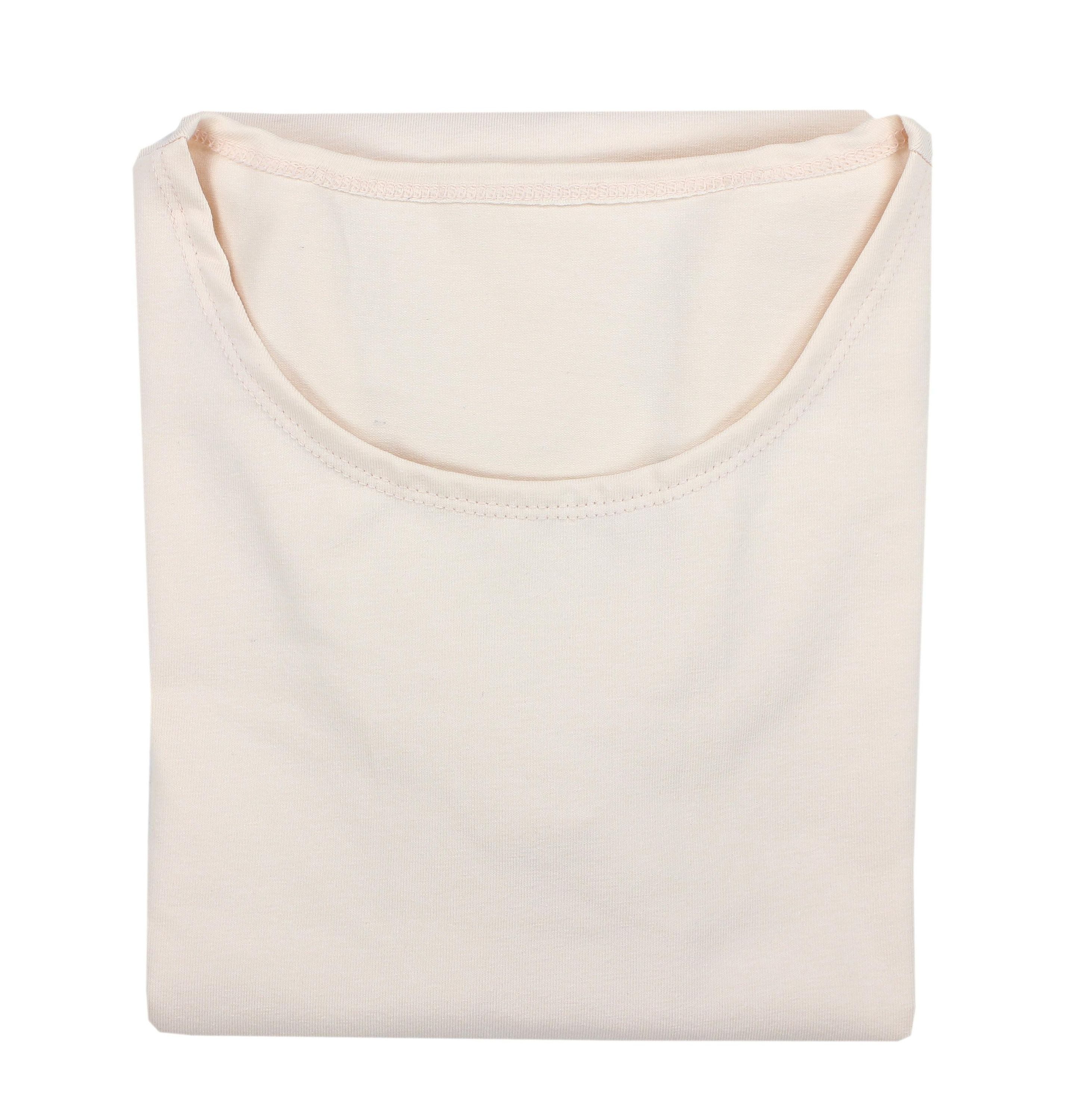 Alkato Longshirt Alkato Damen Langarm Shirt mit O-Ausschnitt