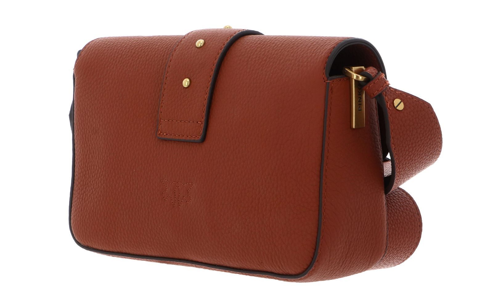 PINKO Umhängetasche Mini Slouchy FL, aus echtem Rindsleder