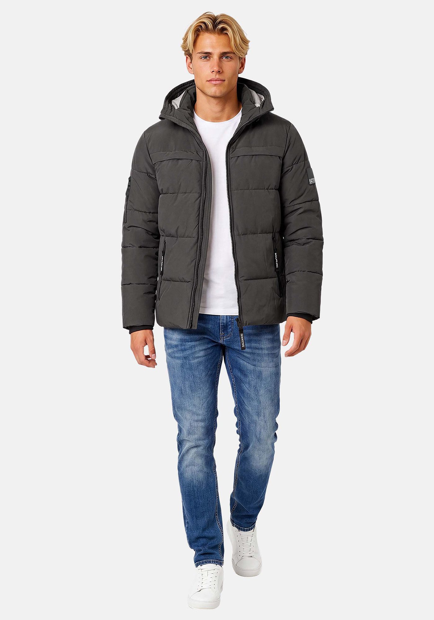 Alessandro Salvarini Winterjacke ASDiego mit extra hohem Kragen und vielen Taschen