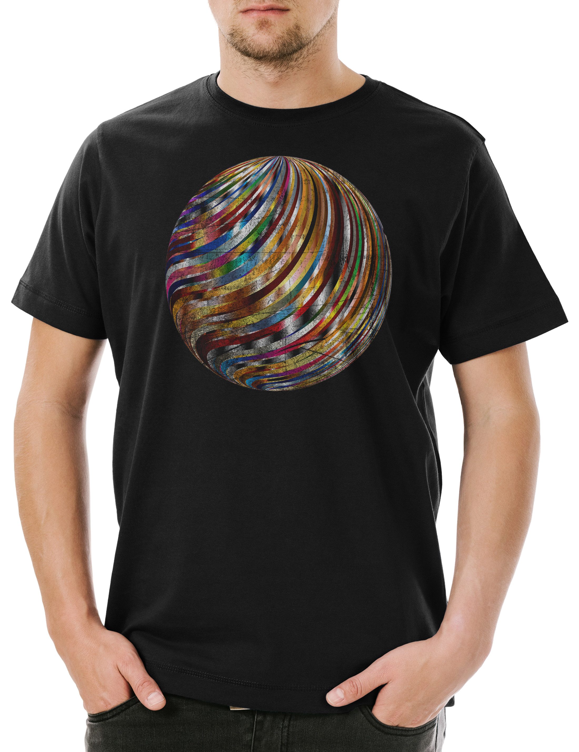 Urban Backwoods Print-Shirt Disco Ball Herren T-Shirt Kugel Discokugel Club günstig online kaufen