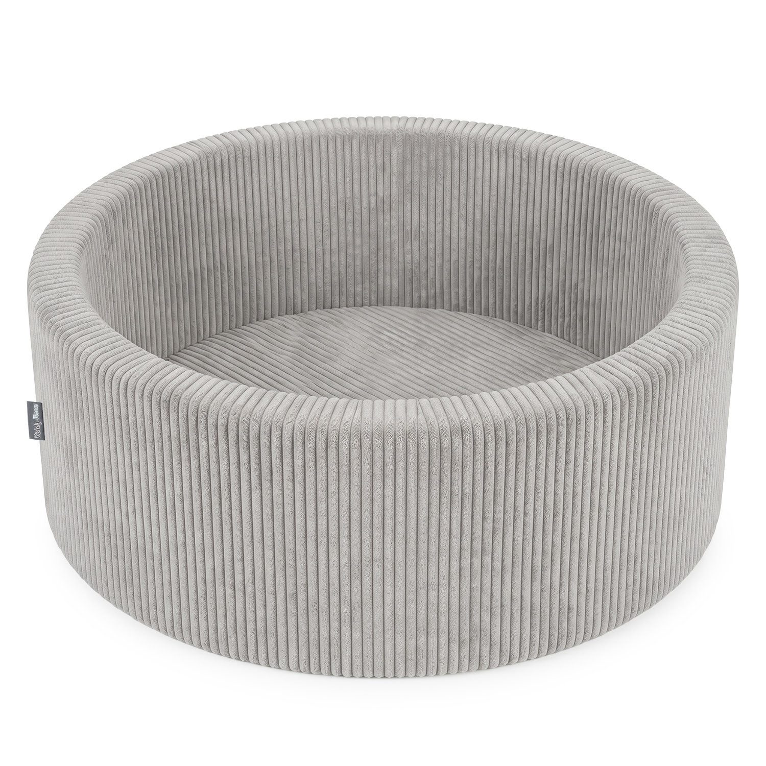 KiddyMoon Bällebad OK30AN, (Bällepool mit bunten Bällen, 0-tlg., Bällepool mit Strukturierter Rippbezug), Made in Europe