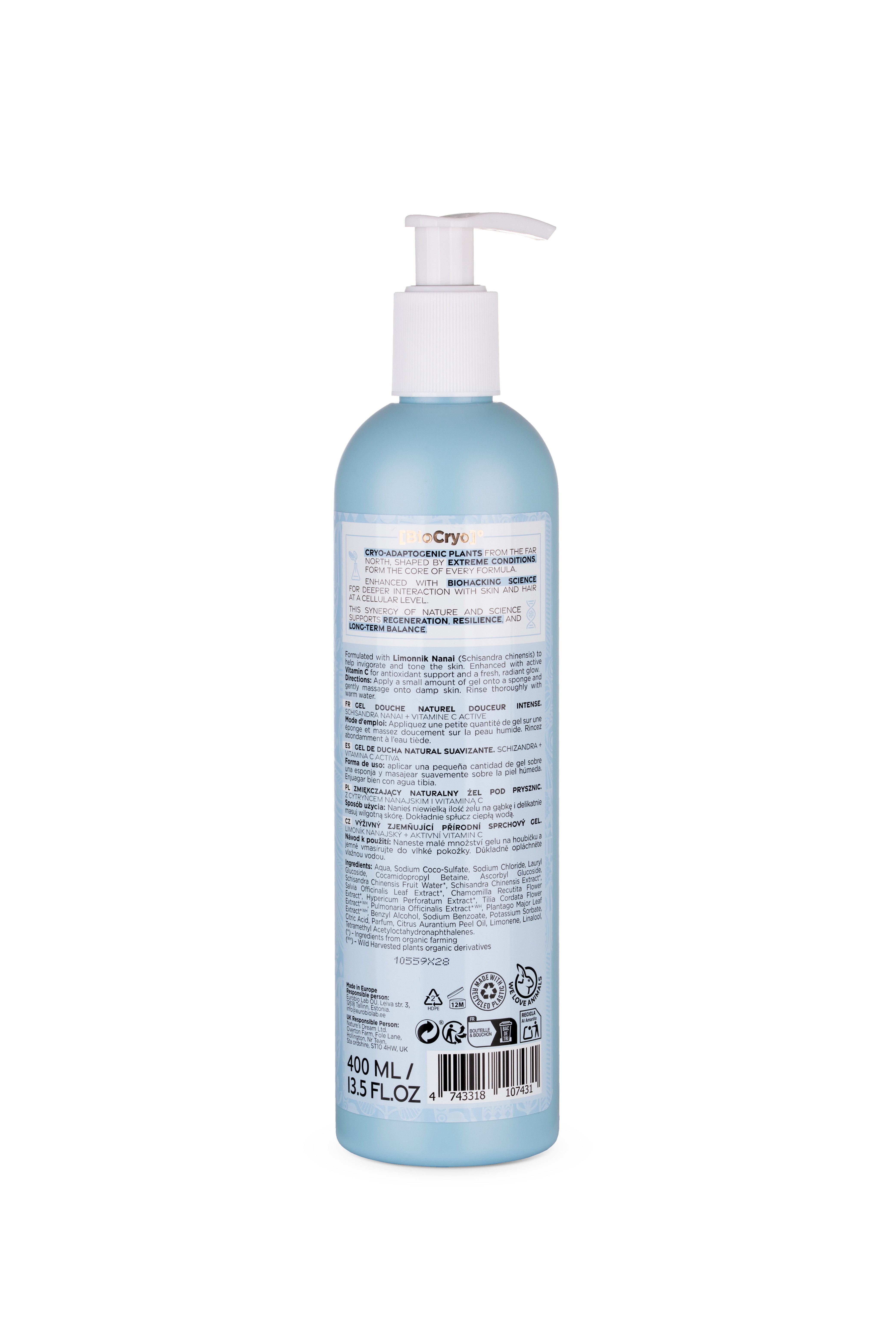 Natura Siberica Duschgel BioCryo Rich Softening Shower Gel, 400 ml