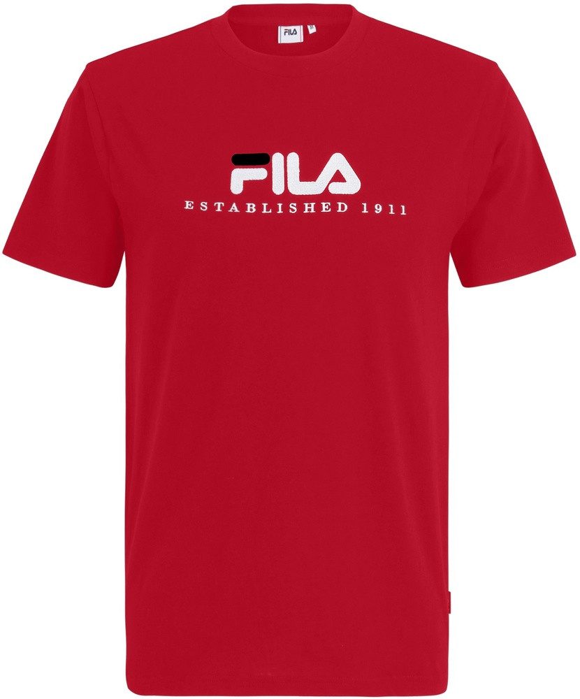 Fila T-Shirt Grünes Bio-Baumwoll Kurzarm-T-Shirt mit Rundhals günstig online kaufen