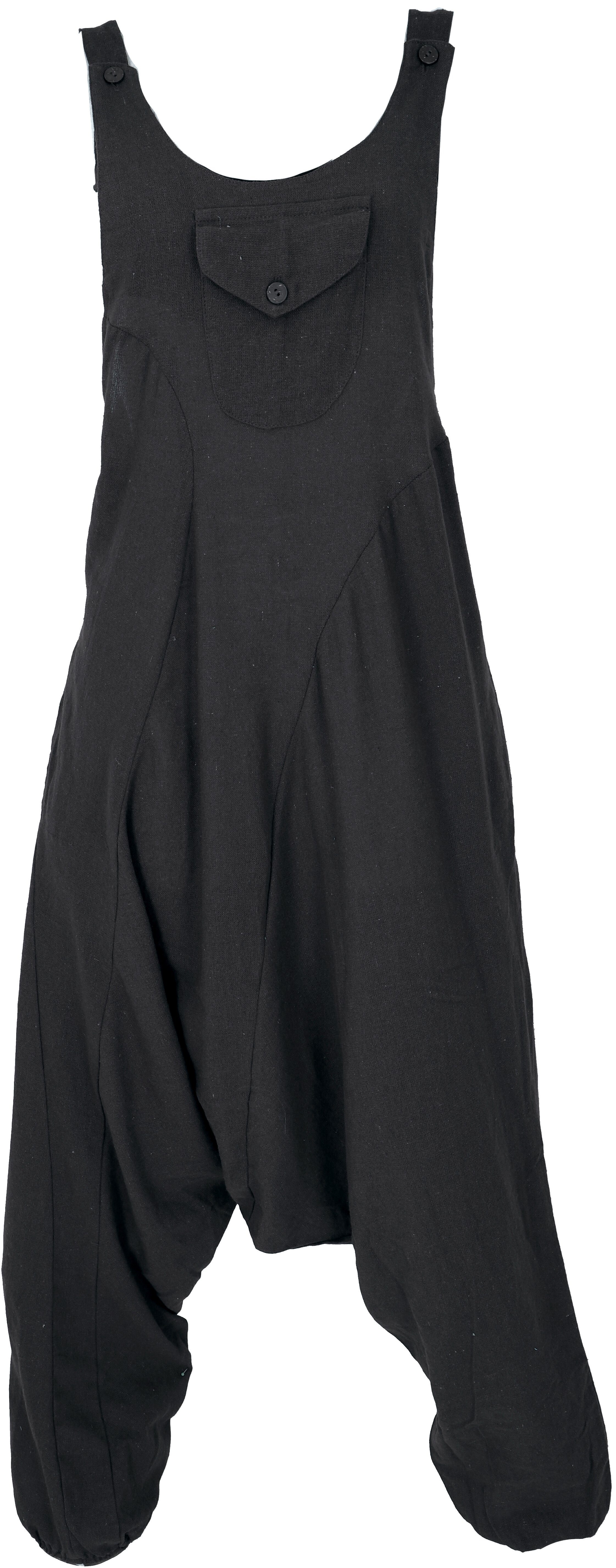 Guru-Shop Relaxhose Natürliche Boho Latzhose, Overall, luftiger.. Ethno Sty günstig online kaufen