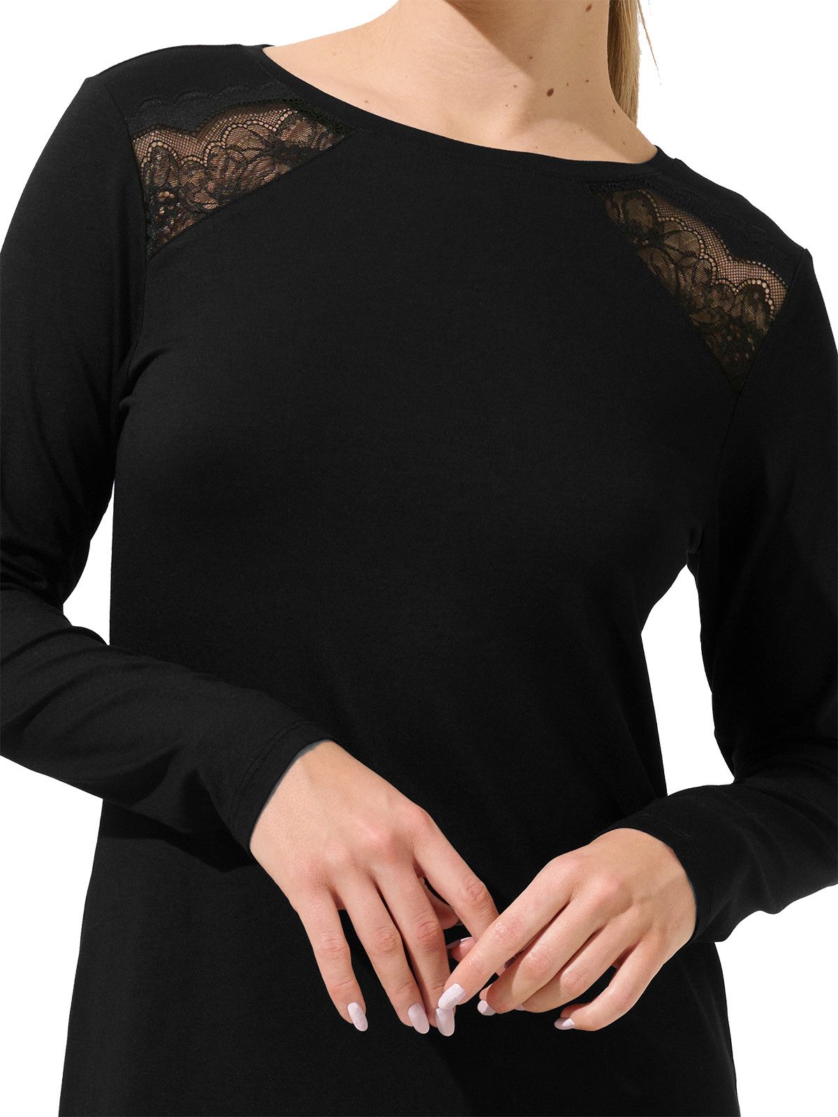 Lisca Nachthemd Nachthemd langarm Evelyn (Stück, günstig online kaufen