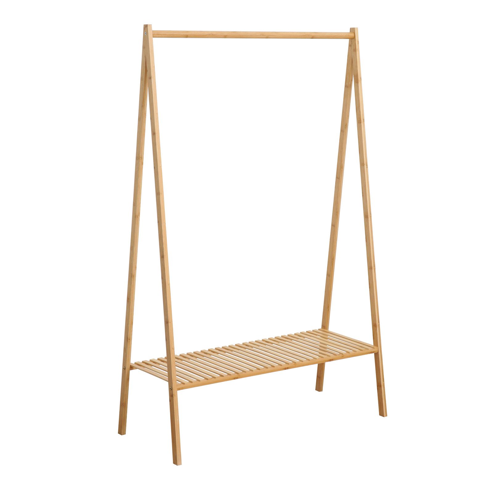 SVITA Kleiderständer LANA, Garderobenständer aus Bambus, mit Ablagefläche, günstig online kaufen