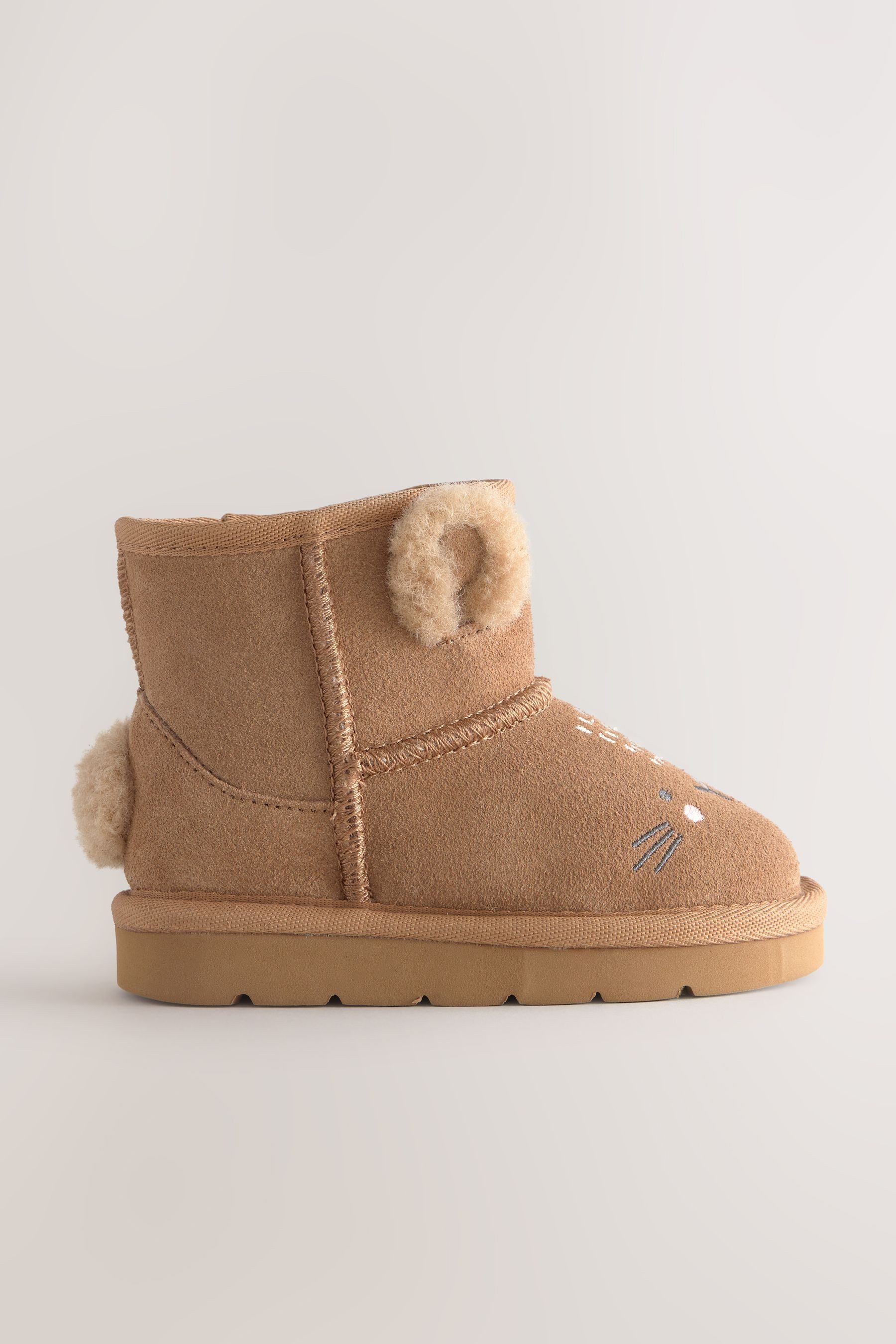 Next Wasserabweisende Schlupfstiefel aus Veloursleder Schlupfstiefel (1-tlg)