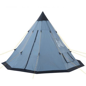 CampFeuer Tipi-Zelt Tipi Zelt Spirit für 4 Personen, Grau, 3000 mm Wassersäule, Personen: 4