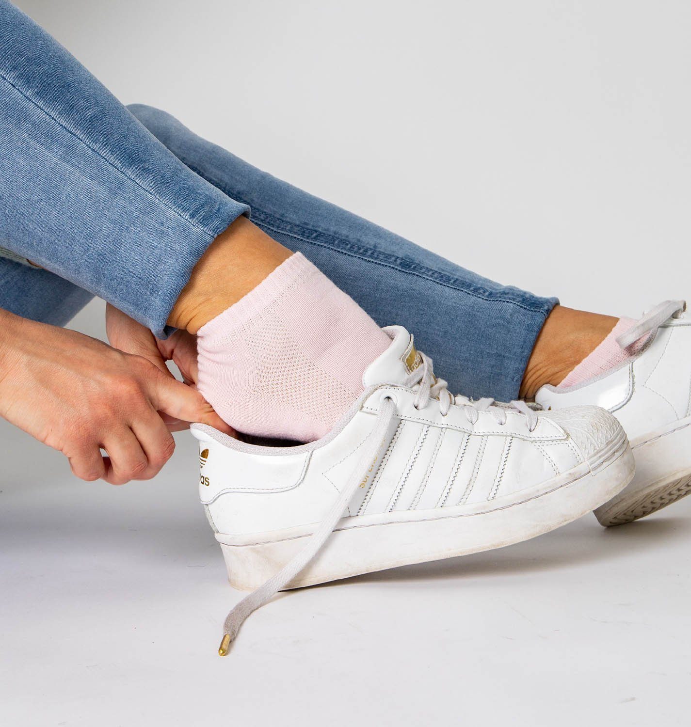 Bio-Baumwolle OCCULTO (Modell: Pack Black (6-Paar) Jana) Damen Sneaker 6er Socken aus Sneakersocken