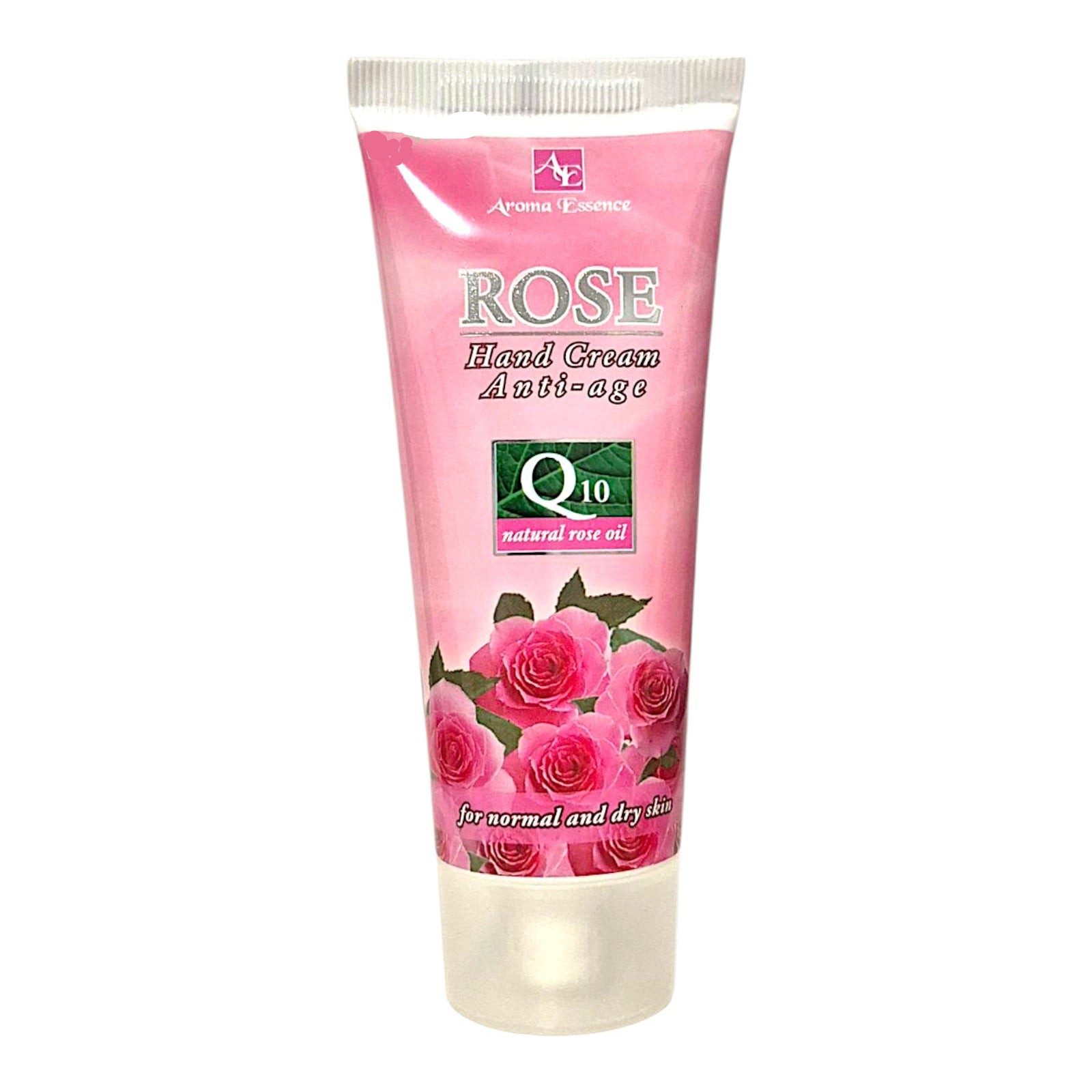 Handcreme Aroma Essence Rose Handcreme Anti-Age mit Q10 & natürlichem Rosenöl