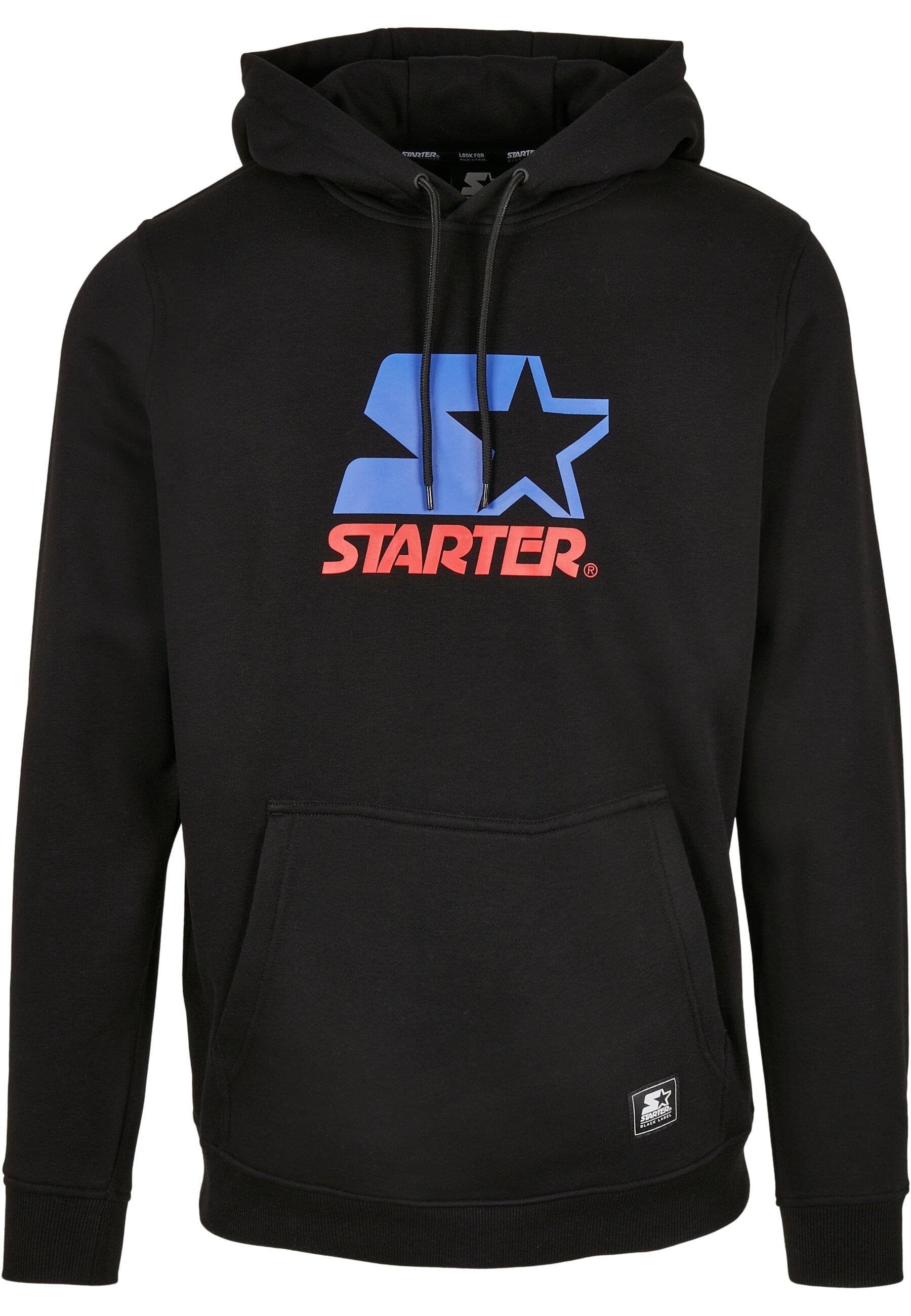 Hoodie (1-tlg) Herren Hoody black Two Color Starter Starter Logo