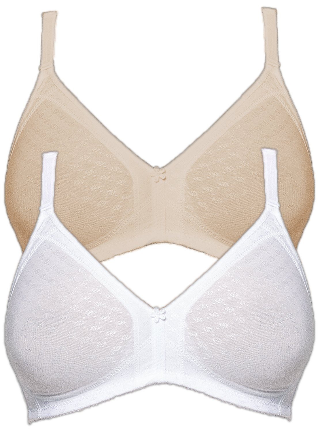 Set: Bügelloser BH 2er Pack BH ohne Bügel Topsy