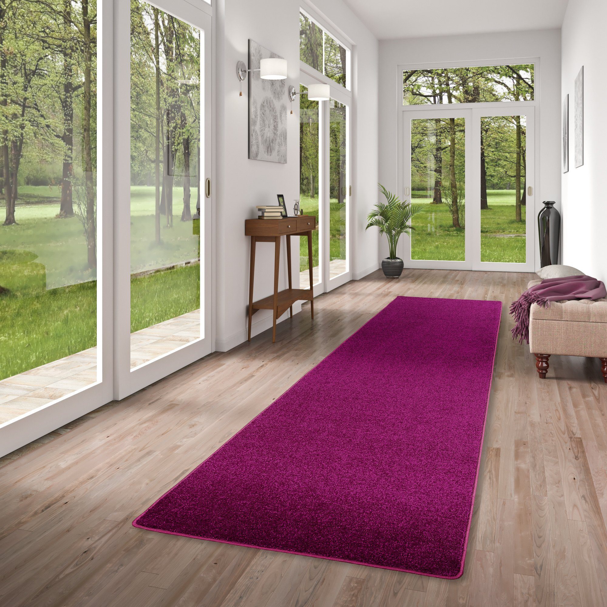 Snapstyle Läufer Hochflor Velours Läufer Teppich Luna, Rechteckig, Höhe: 16 günstig online kaufen