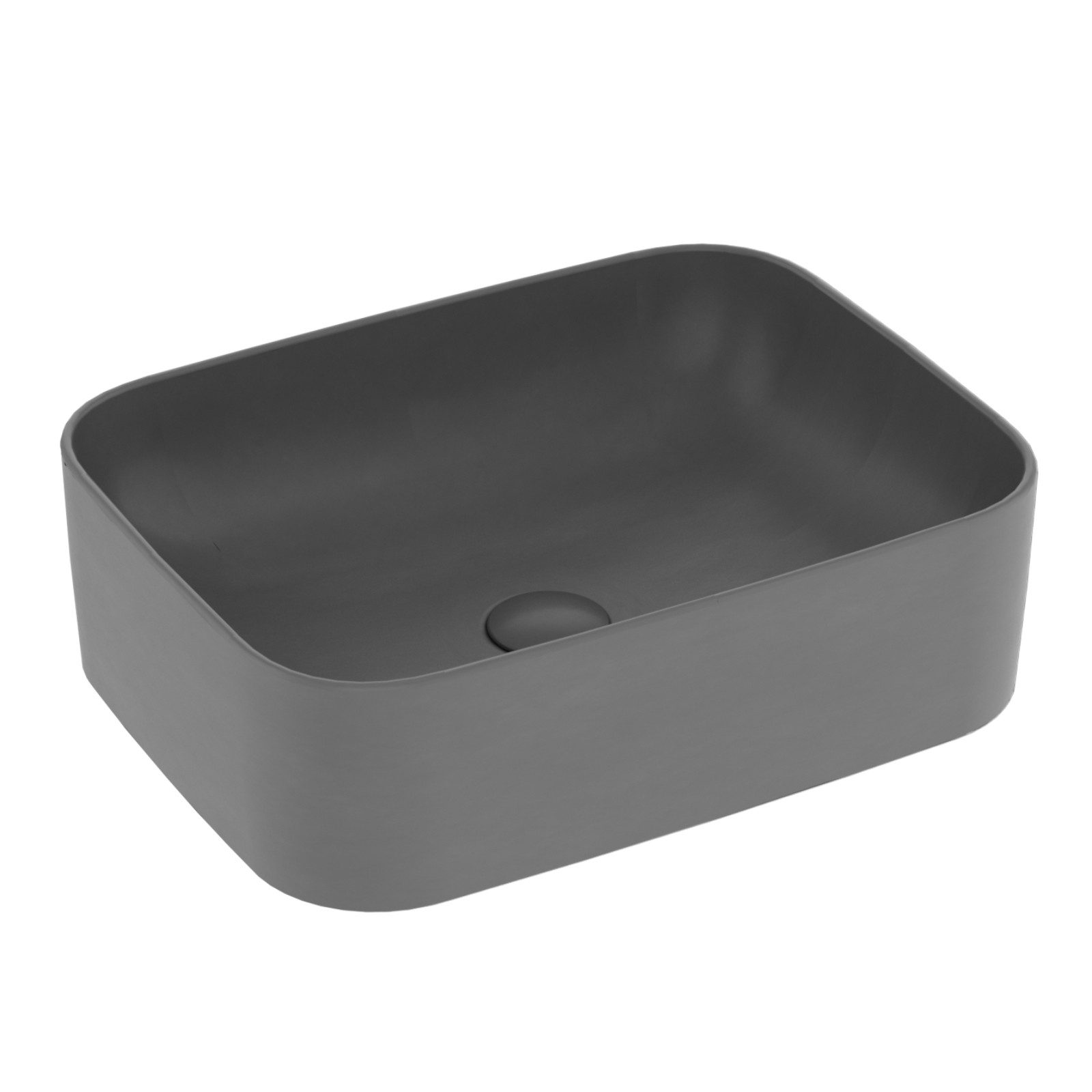 EMKE Aufsatzwaschbecken Eckiger Waschbecken Keramik Waschbecken günstig online kaufen