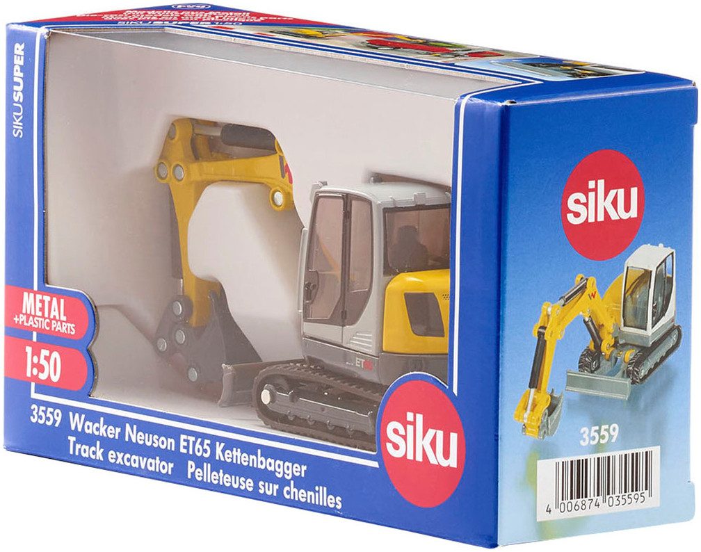 Siku Spielzeug-Bagger SIKU Super, Wacker Neuson ET65 Kettenbagger (3559)
