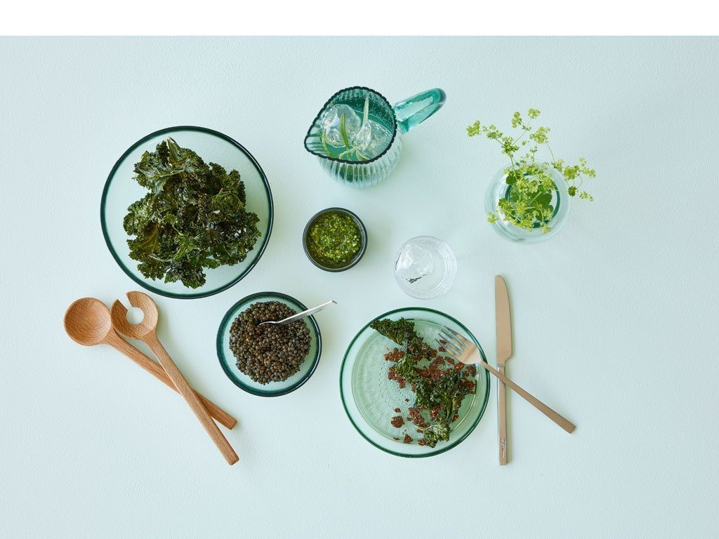 Bitz Schale Kusintha Schale grün 12 cm, Glas, (Glasschalen), Schale Kusintha 12 cm Grün