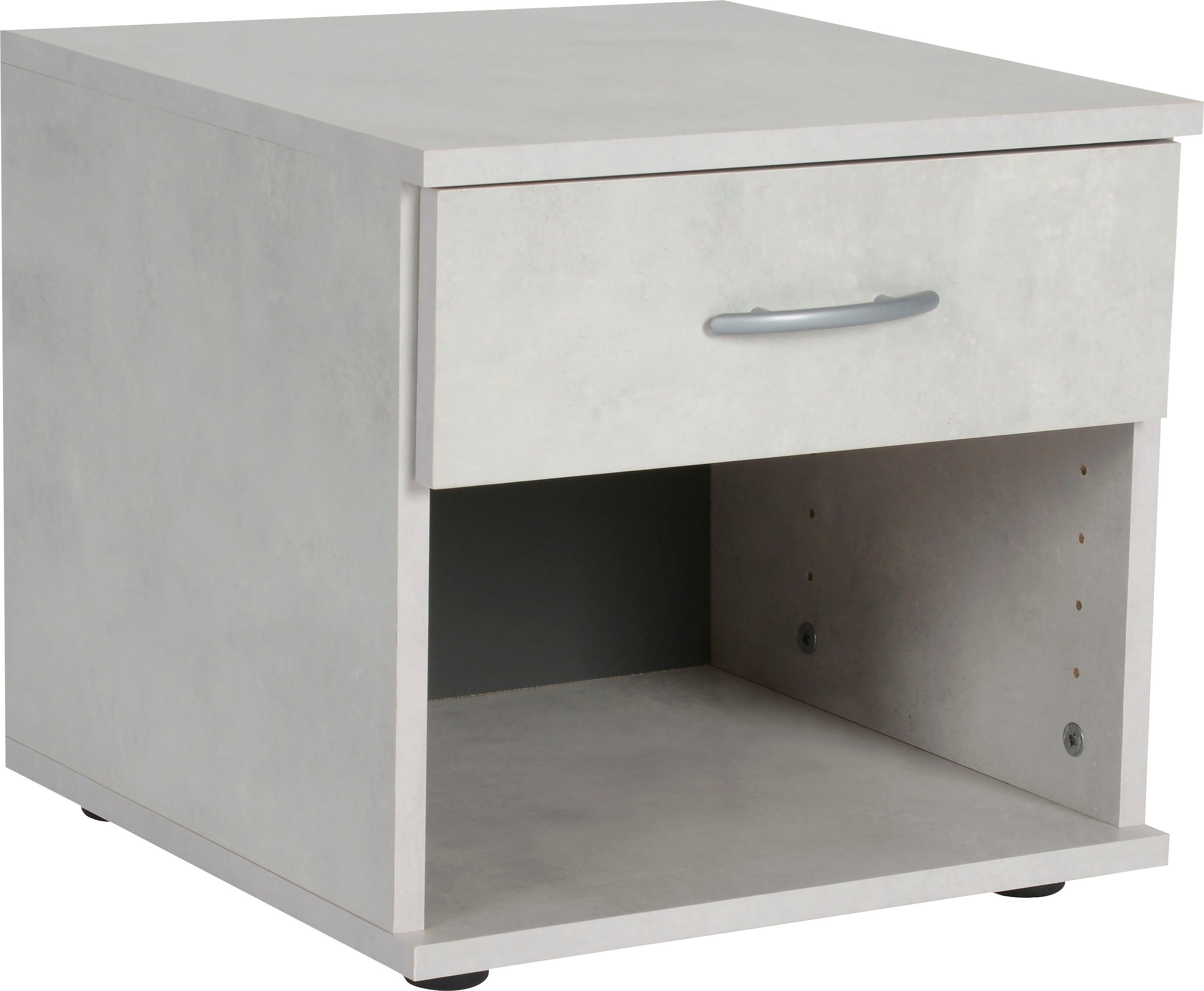 VOGL Möbelfabrik Container Barrie, Bürocontainer, Nachtschrank, mit Schubladen & Füßen (1-St) verschiedene Ausführungen, Höhe 37 cm, Made in Germany