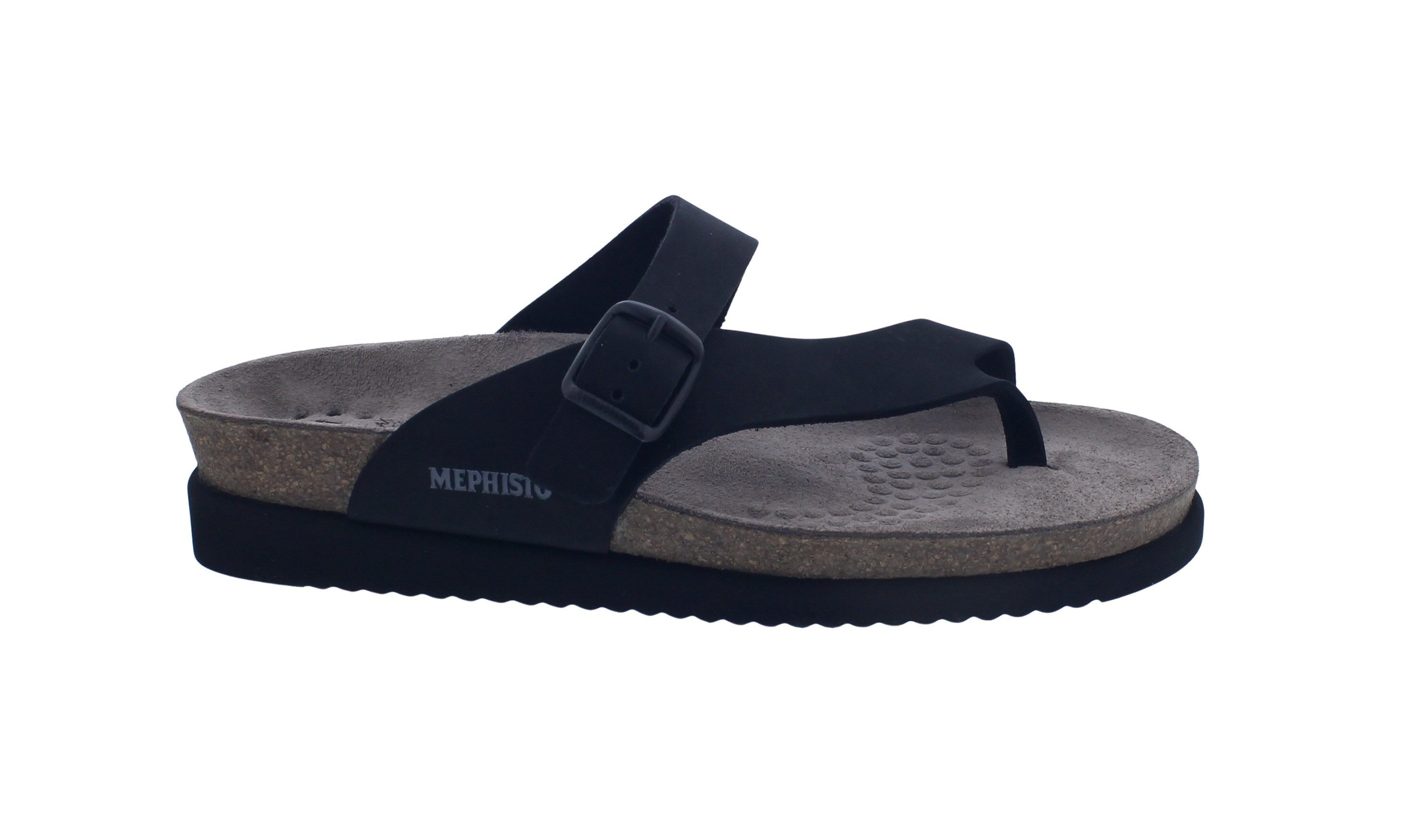 Mephisto Mephisto Helen, Zehensteg, Black, Sandalbuck 6000 - H017 Pantolette