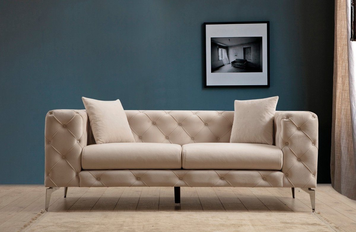 Luxusbetten24 Sofa Beige