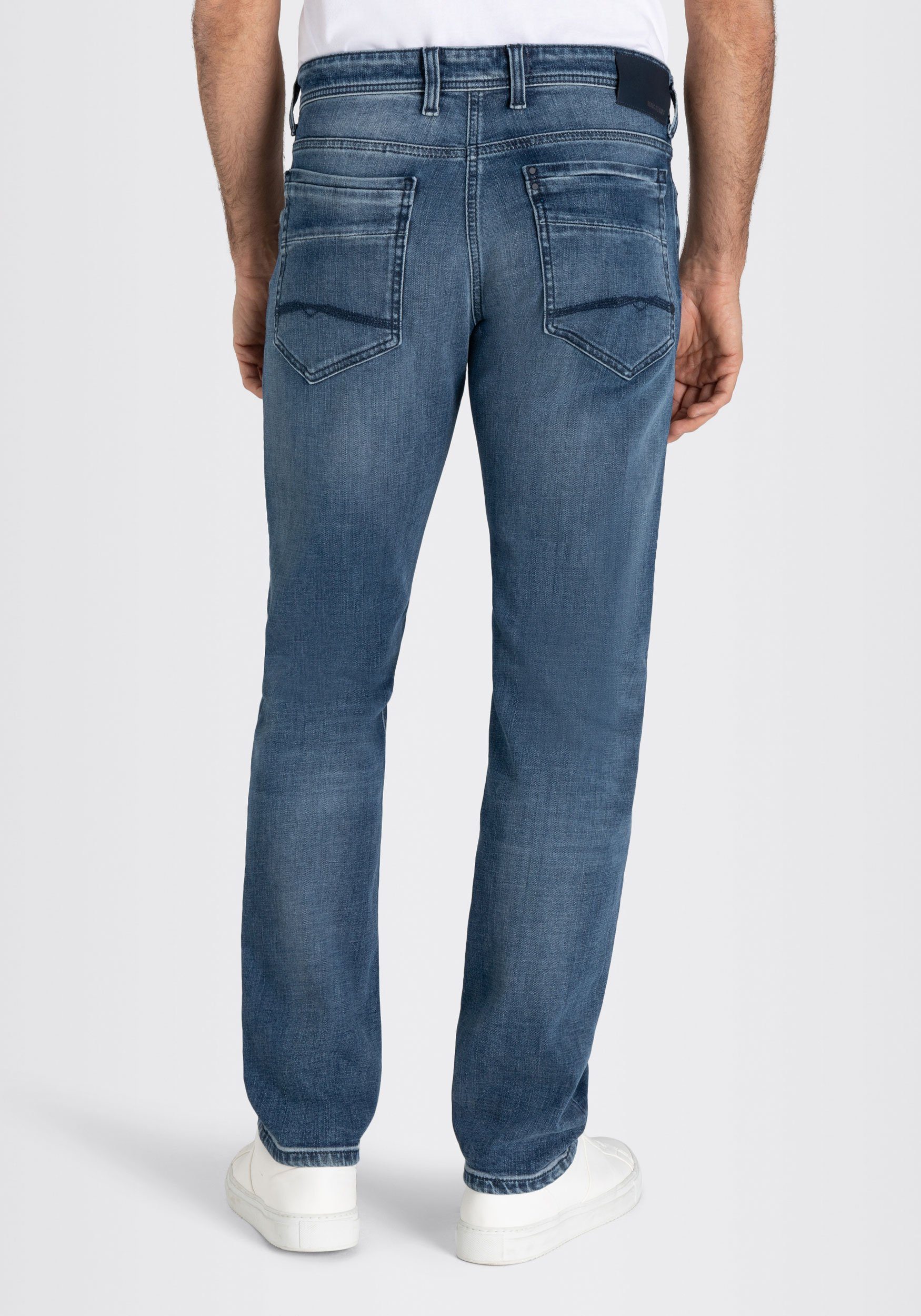 MAC 5-Pocket-Jeans Ben wash Basic authentic dark Denim 0982L indigo