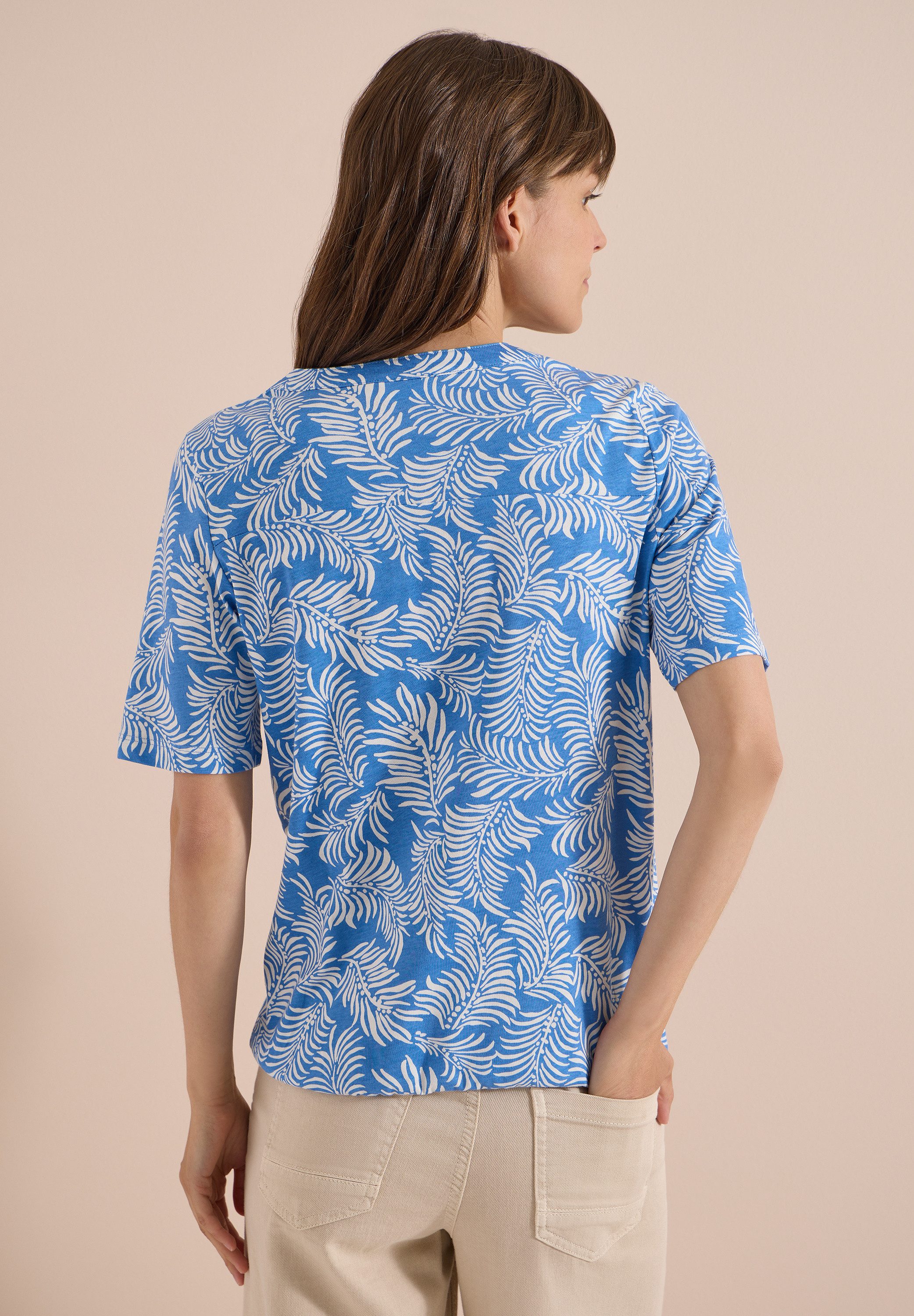 CECIL T-Shirt mit geschlitztem Rundhalsausschnitt – Bild 2 von 5