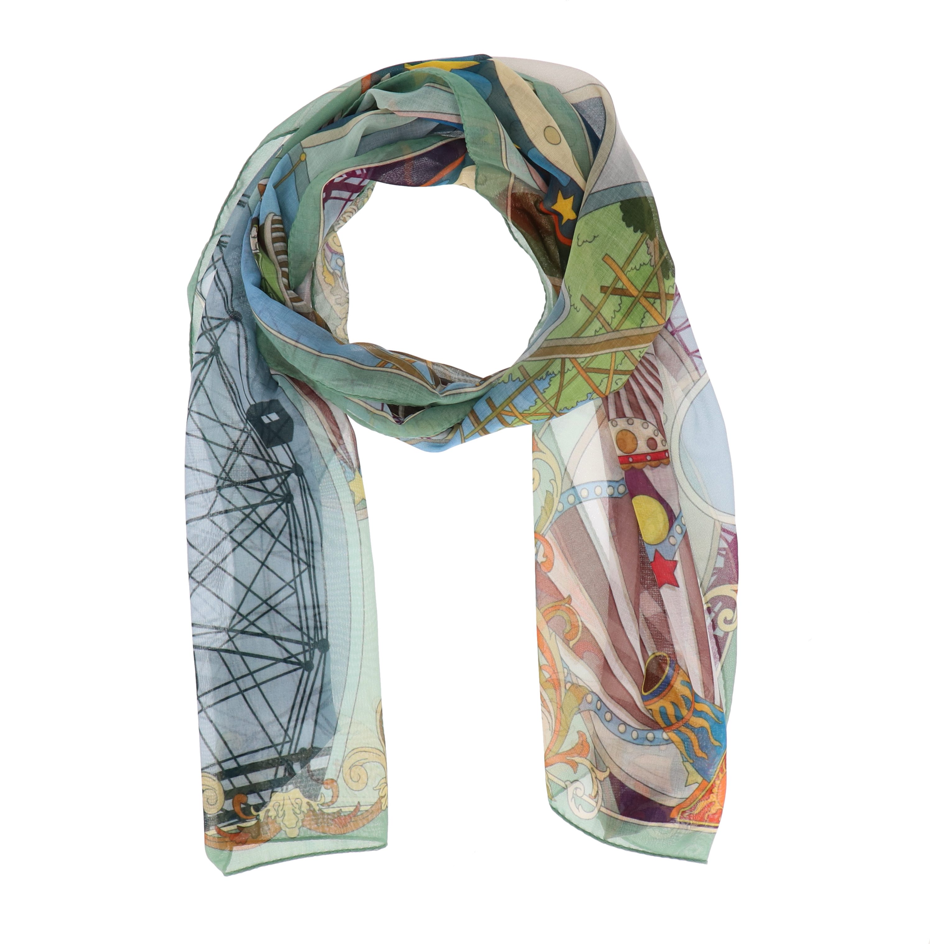 halsüberkopf Accessoires Modeschal Schal Carnival, Made in Italy