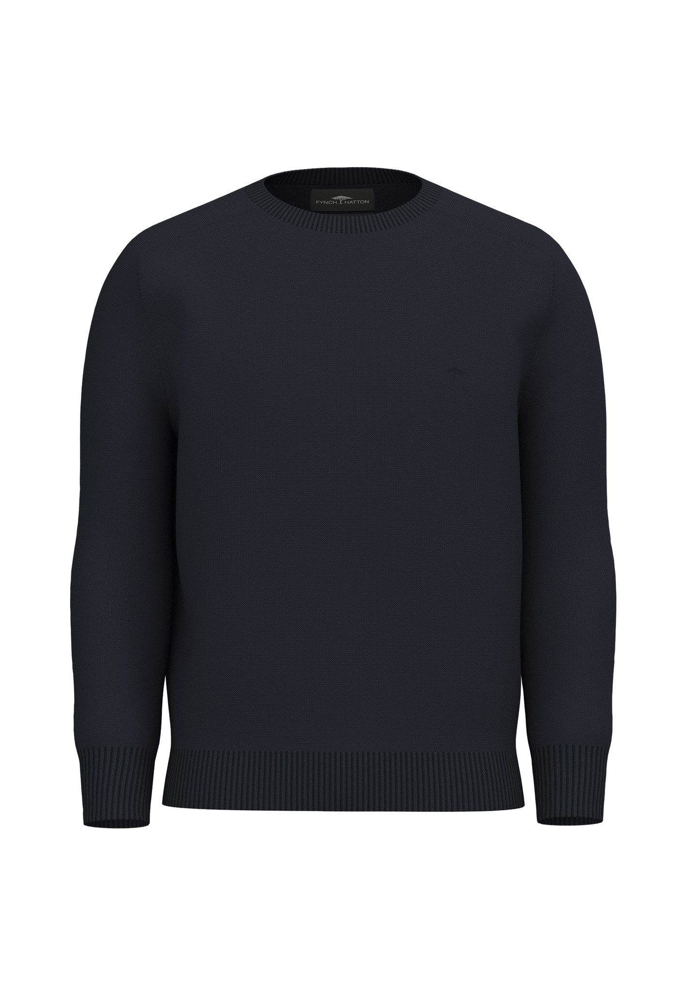 FYNCH-HATTON Strickpullover mit Logo Stickerei günstig online kaufen