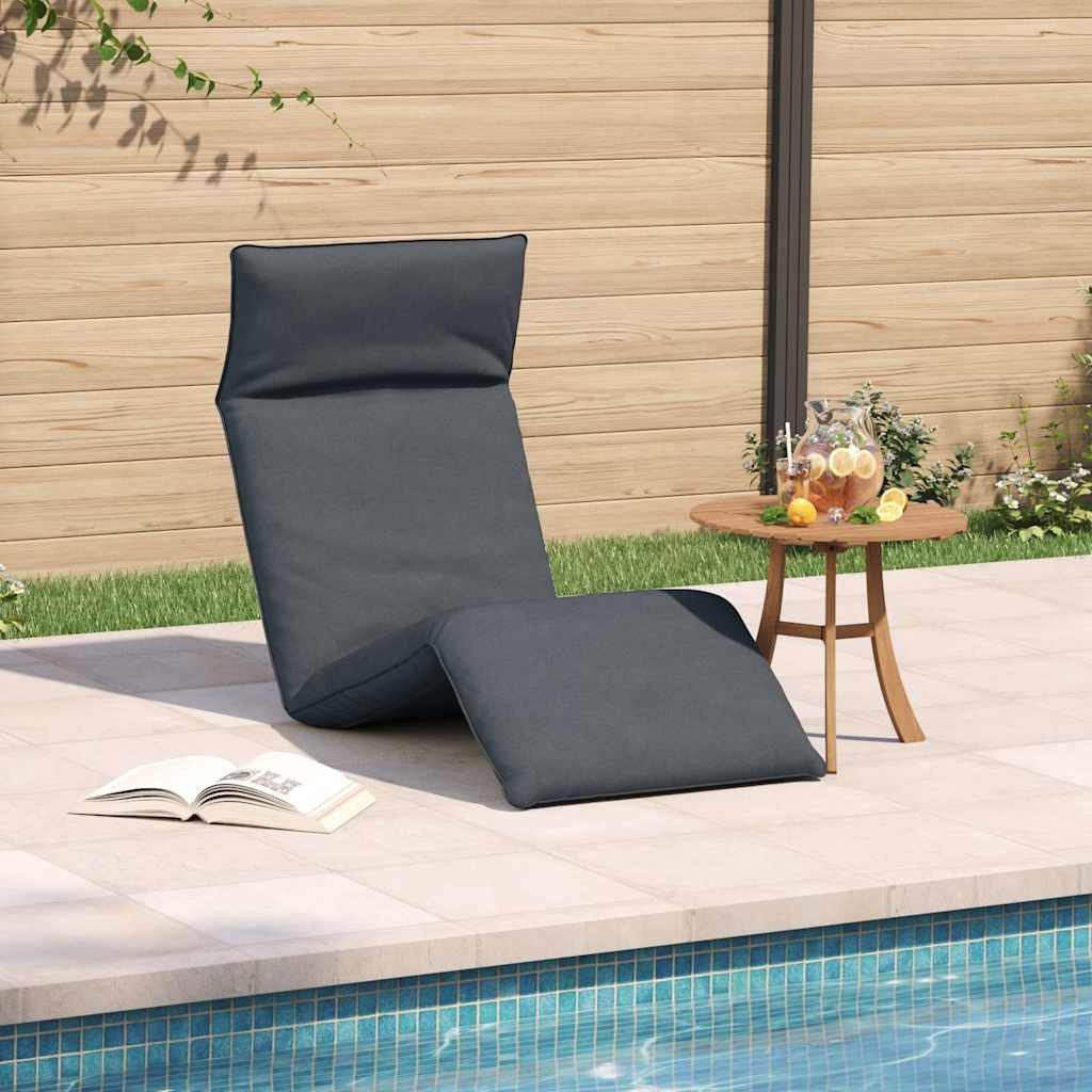 vidaXL Gartenliege Sonnenliege Klappbar Anthrazit 175x54x8,5 günstig online kaufen
