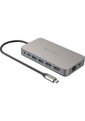 Hyper »Dual 4K HDMI 10-in-1 USB-C Hub for M1...