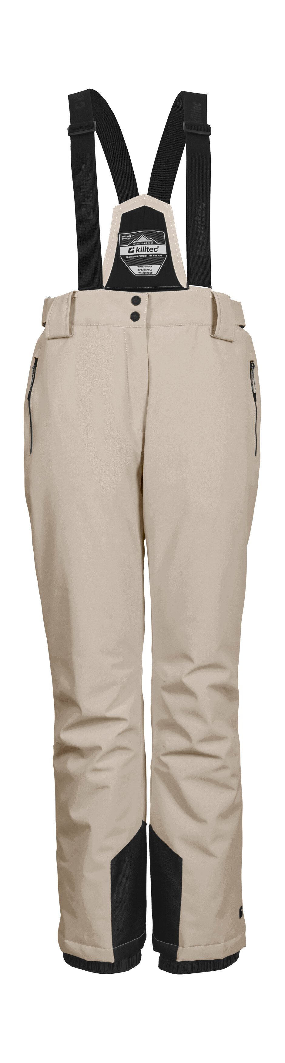 Killtec Skihose KSW 249 WMN SKI PNTS_ERIELLE Wind- und wasserdicht, verstellbare Träger, PFAs-frei imprägniert