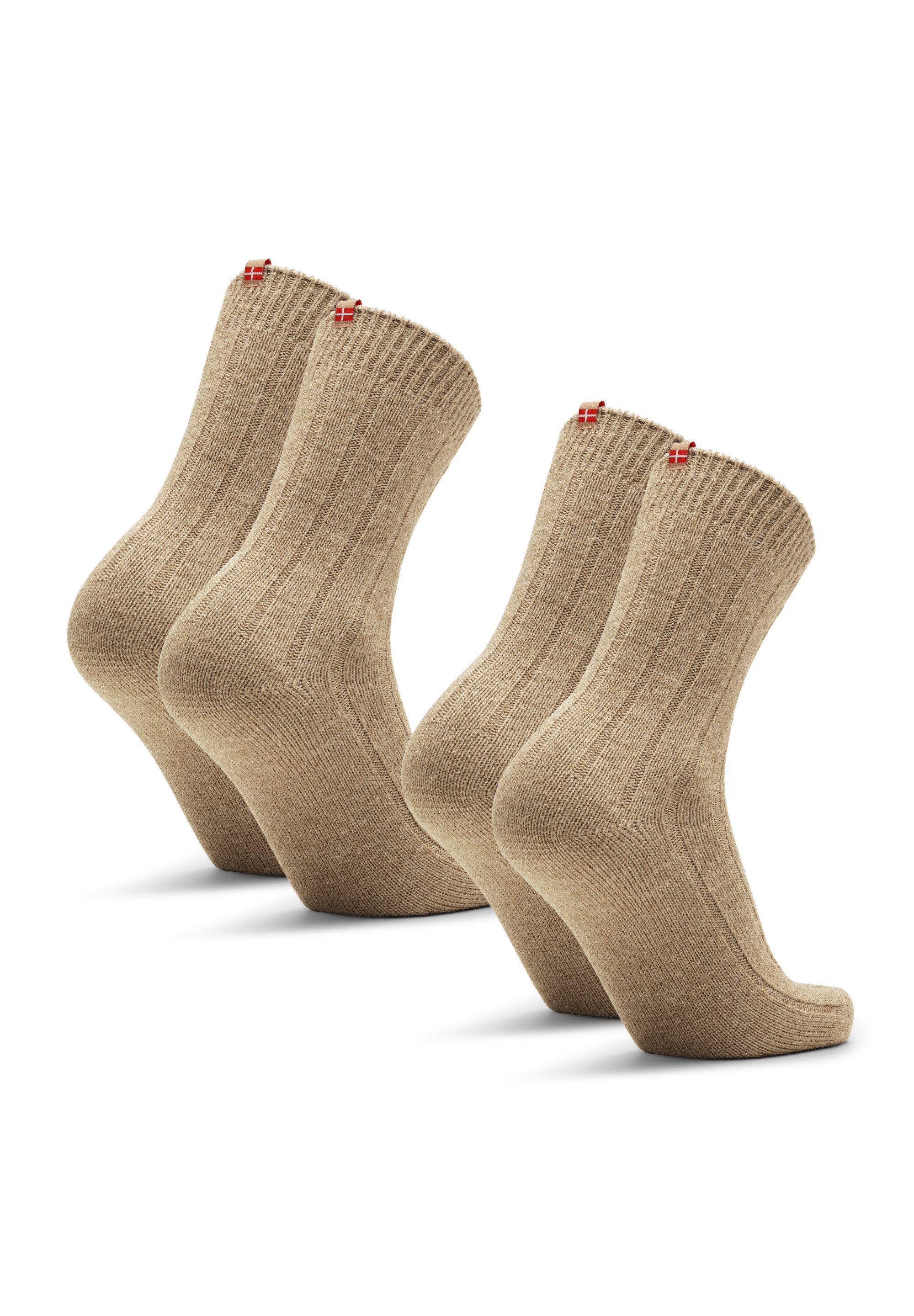 DANISH ENDURANCE Basicsocken Alpaca Wool 2 Paar kuschelige Alpaka-Socken – warme Thermosocken Unisex