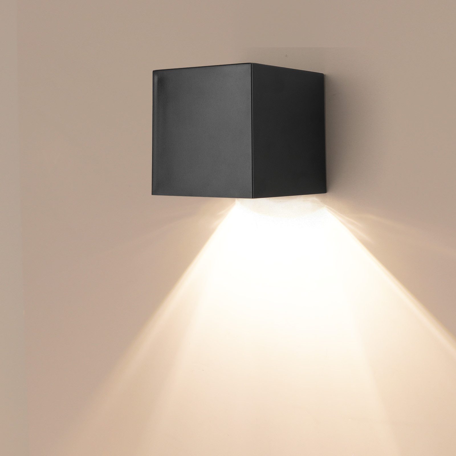 BlingBin Außen-Wandleuchte Solar Wandlampe Außen Wasserdichte günstig online kaufen