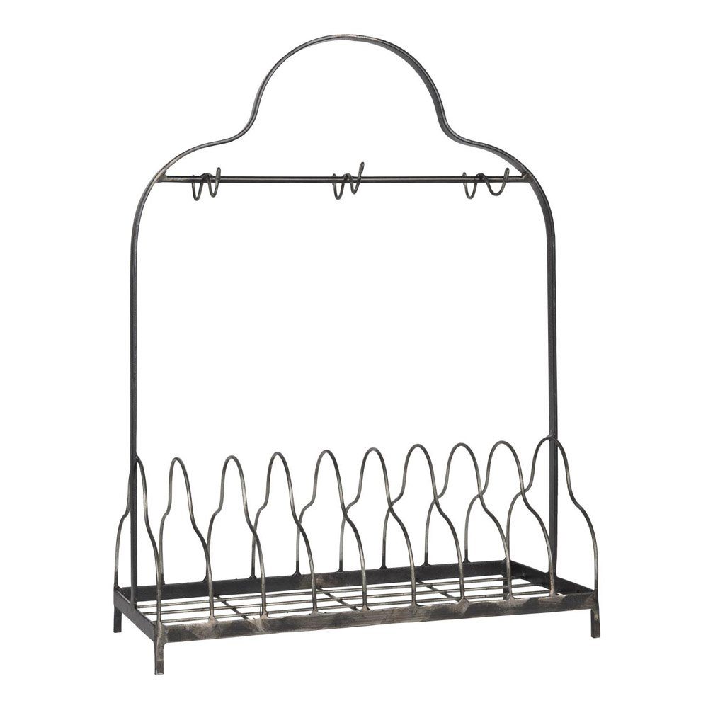 Ib Laursen Vorratsglas Tellerhalter COASTAL KITCHEN factory schwarz Metallgestell für Teller Tassen. € 49,95