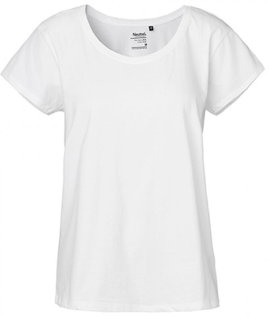 Neutral Rundhalsshirt Damen Loose Fit T-Shirt günstig online kaufen