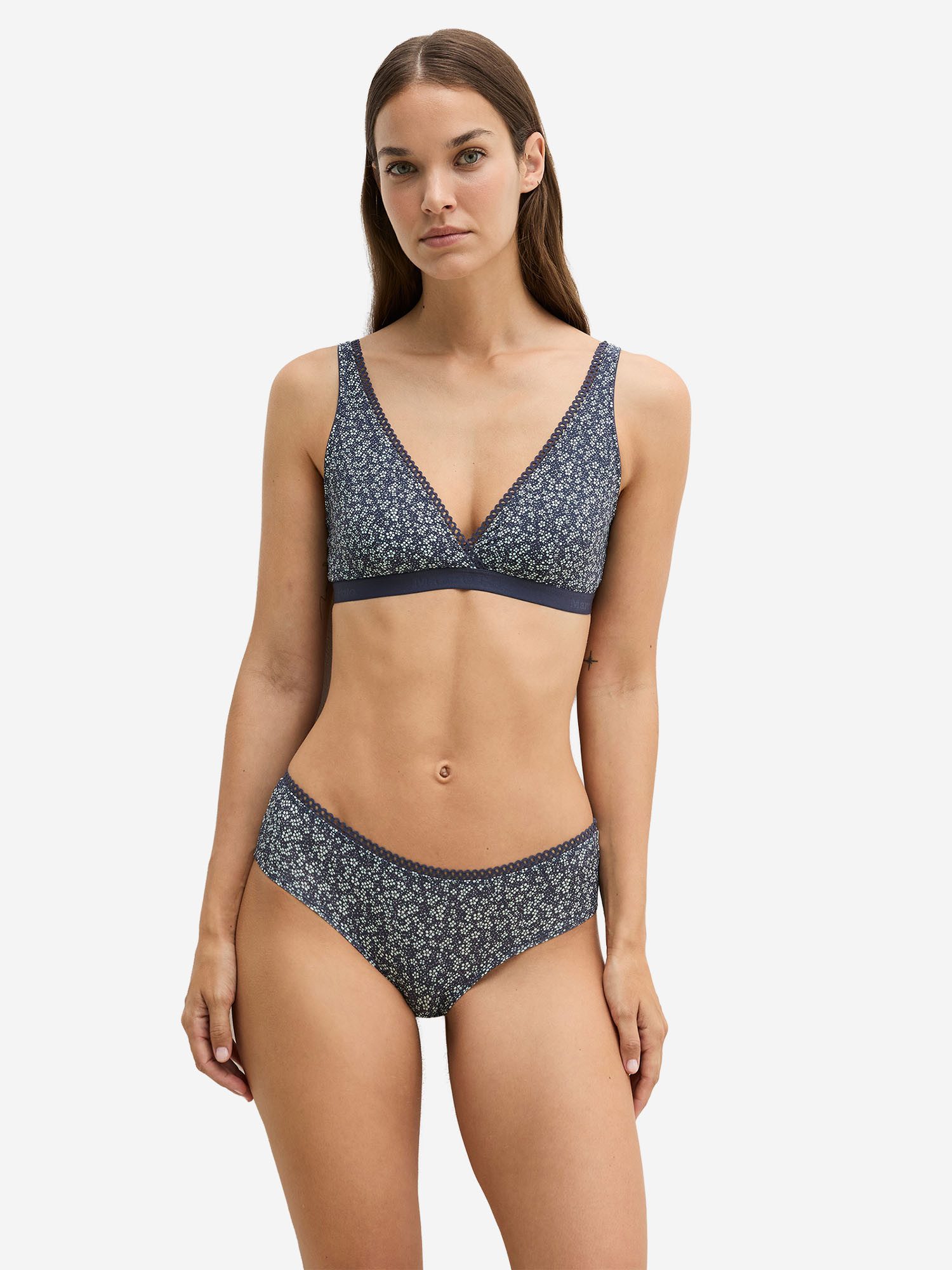Marc O'Polo Bralette Essentials Soft‑BH, Spitzen‑Bralette, BH ohne Bügel