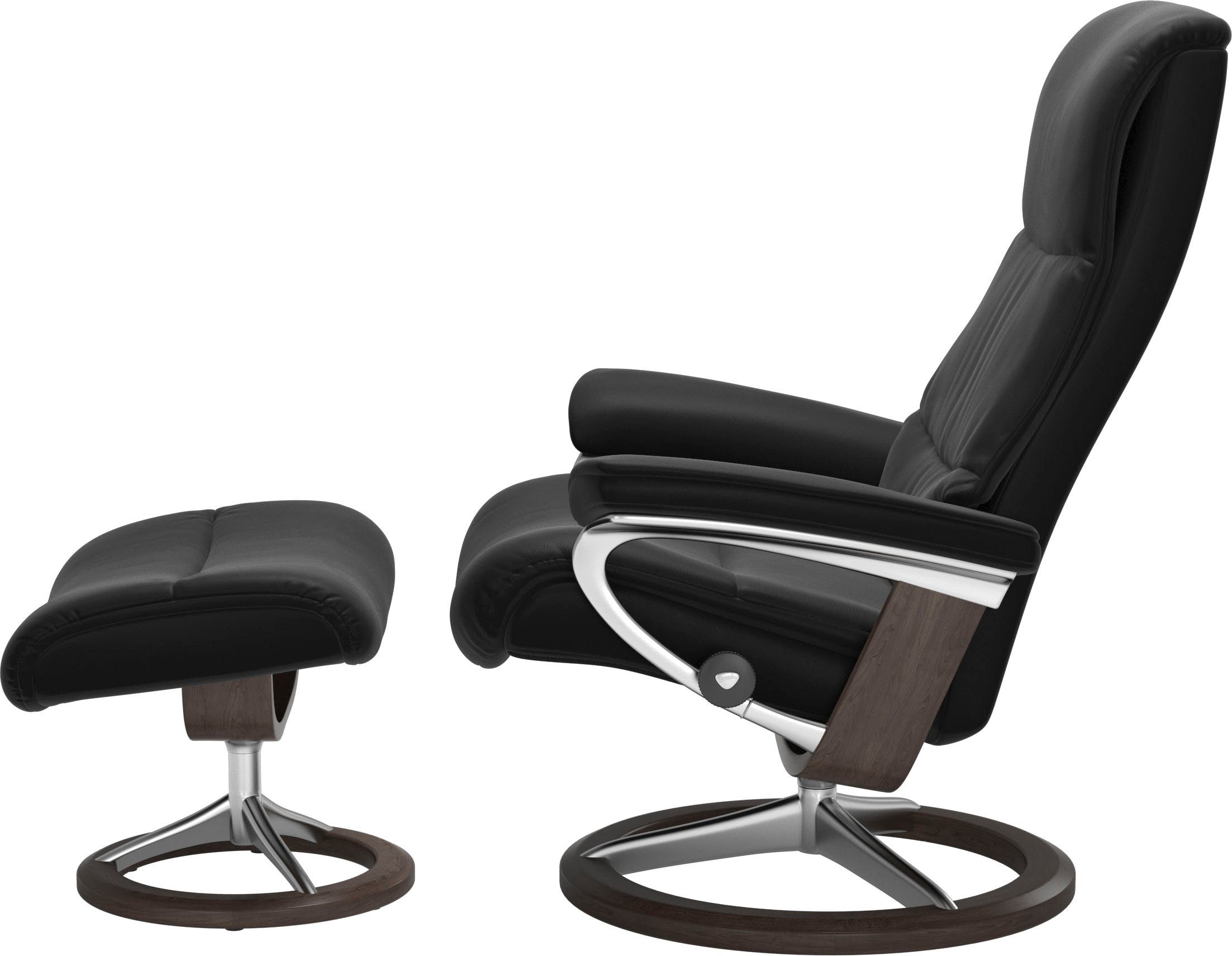 mit Stressless® Relaxsessel Größe View, Signature Wenge S,Gestell Base,