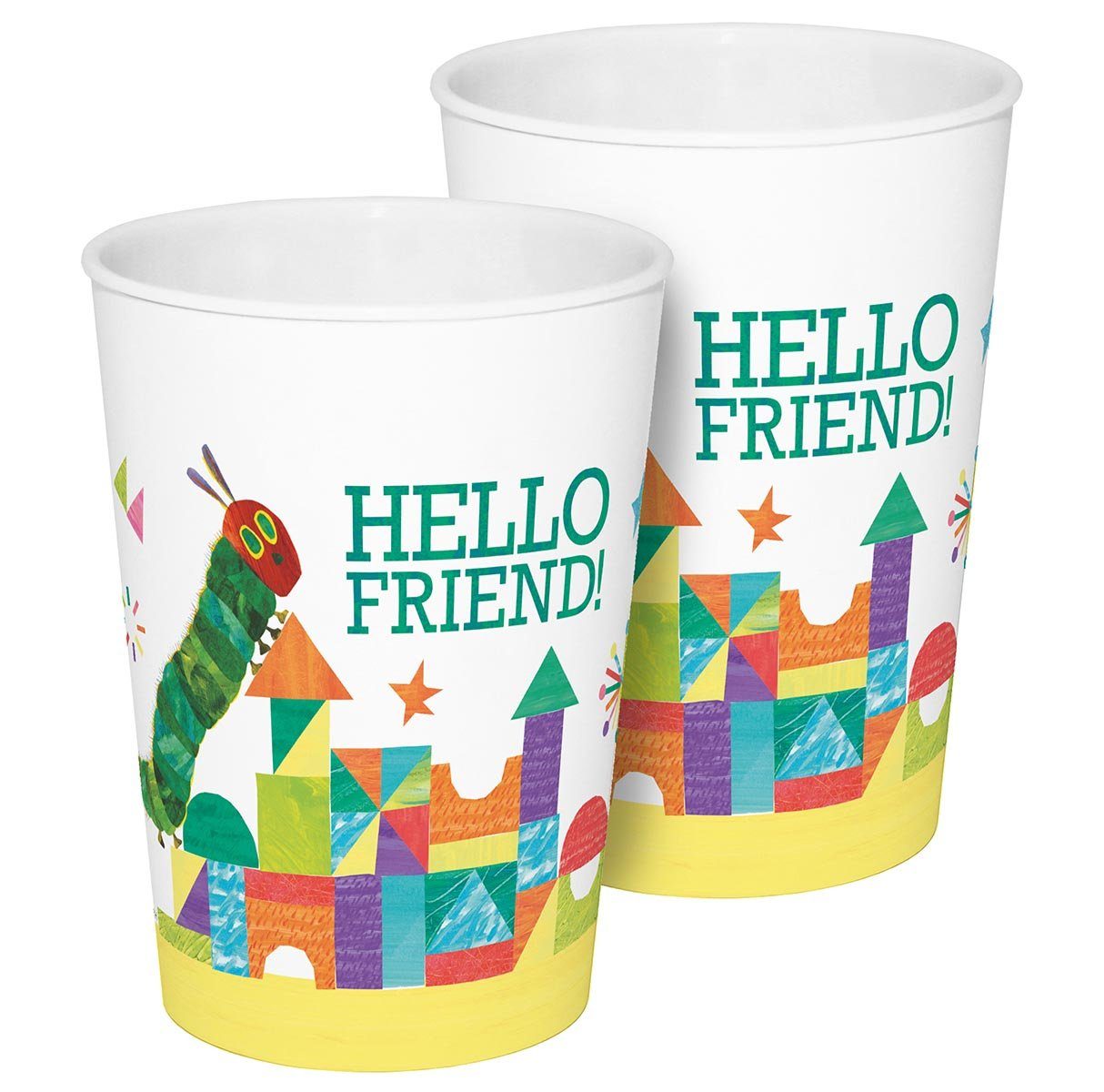 Kindergeschirr-Set Raupe Nimmersatt Hello Friend 2er Set