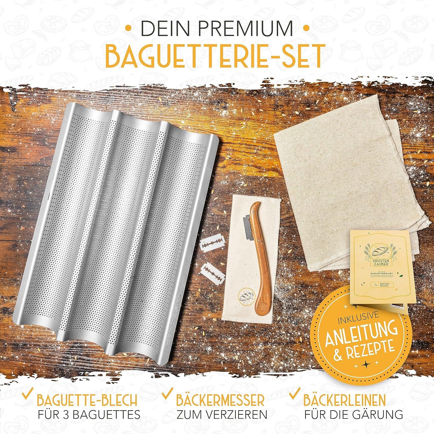 Krustenzauber Brotbackform KRUSTENZAUBER Gusseisen Topf zum Brotbacken & andere Brotbackformen – Bild 5 von 5