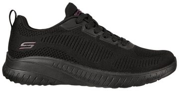 Skechers BOBS SQUAD CHAOS - FACE OFF Sneaker, Maschinenwäsche, G-Weite, Freizeitschuh, Halbschuh, Schnürschuh