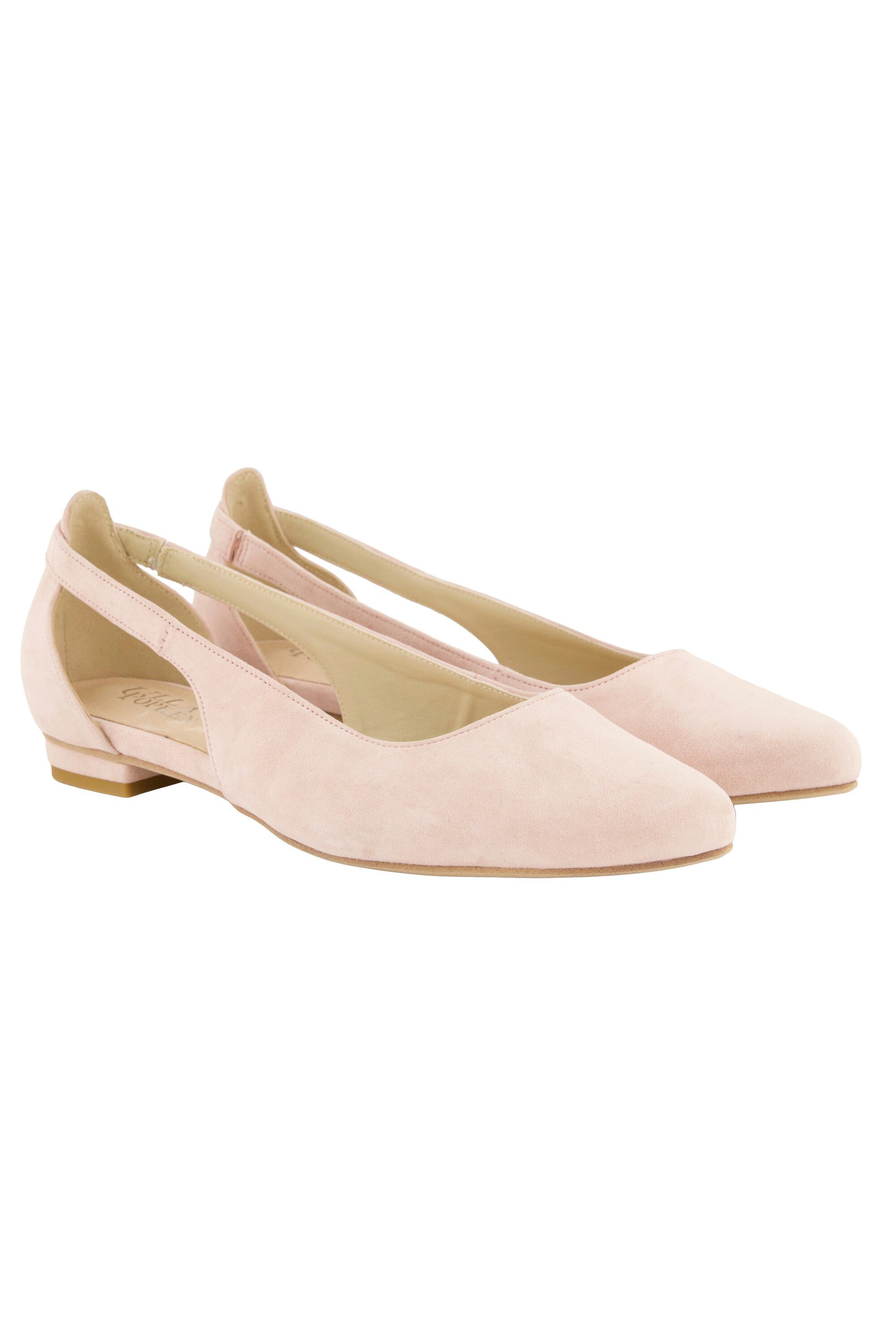 Ulla Popken Leder-Ballerinas Cut-Out Weite H Ballerina günstig online kaufen