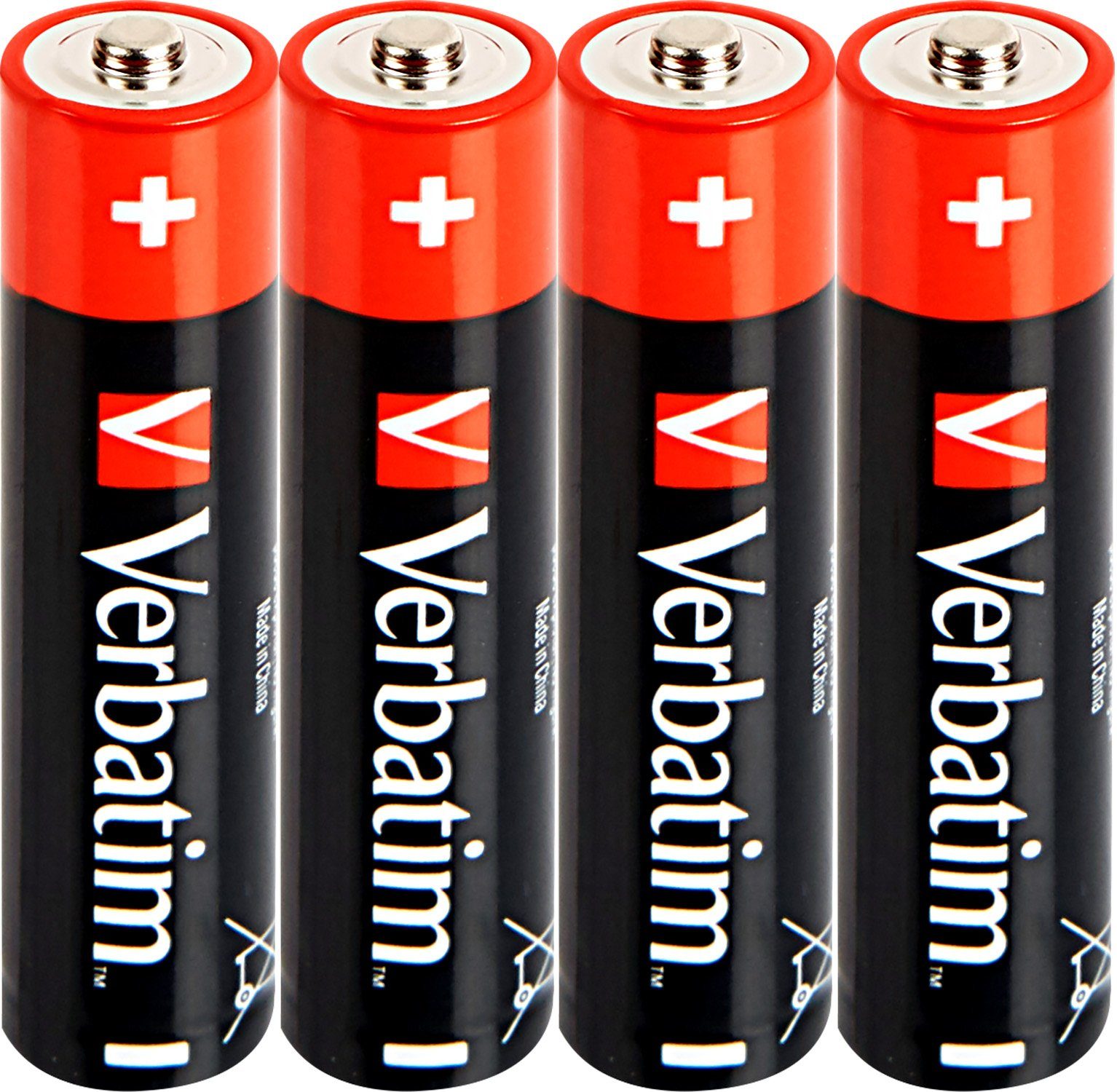 Verbatim Verbatim Batterie Alkaline, Micro, AAA, LR03, 1.5V Premium, Shrinkwra Batterie