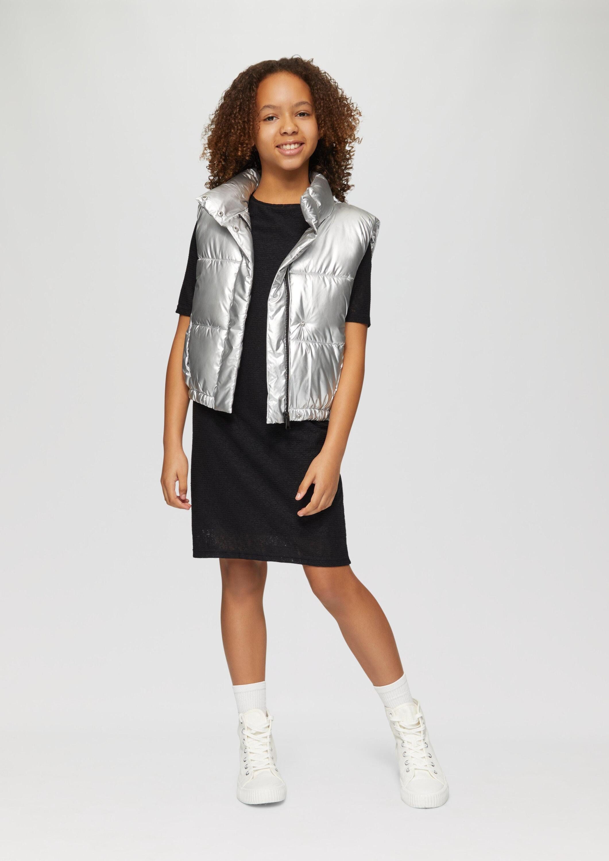 s.Oliver Midikleid Kleid Schmal geschnittenes Kleid aus elastischer Spitze