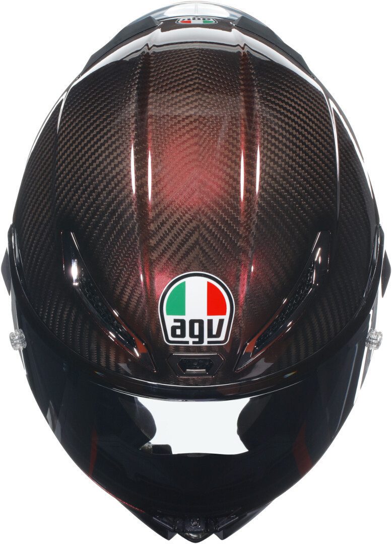 AGV Motorradhelm Pista GP RR Mono Carbon Helm, Notfallsystem-Polsterung (EQRS)