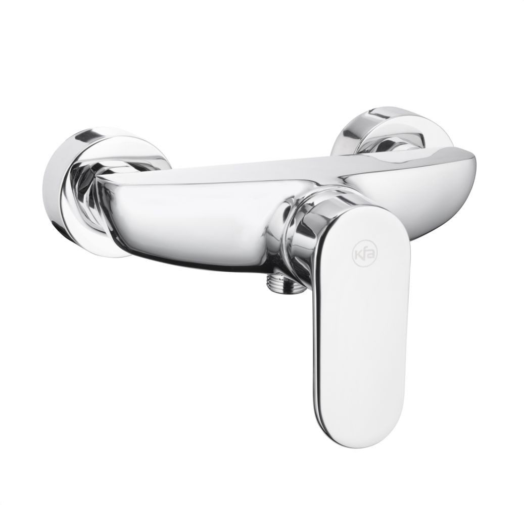 KFA Duscharmatur Halit Brausemischer Einhebelmischer Aufputz Armatur, Chrom