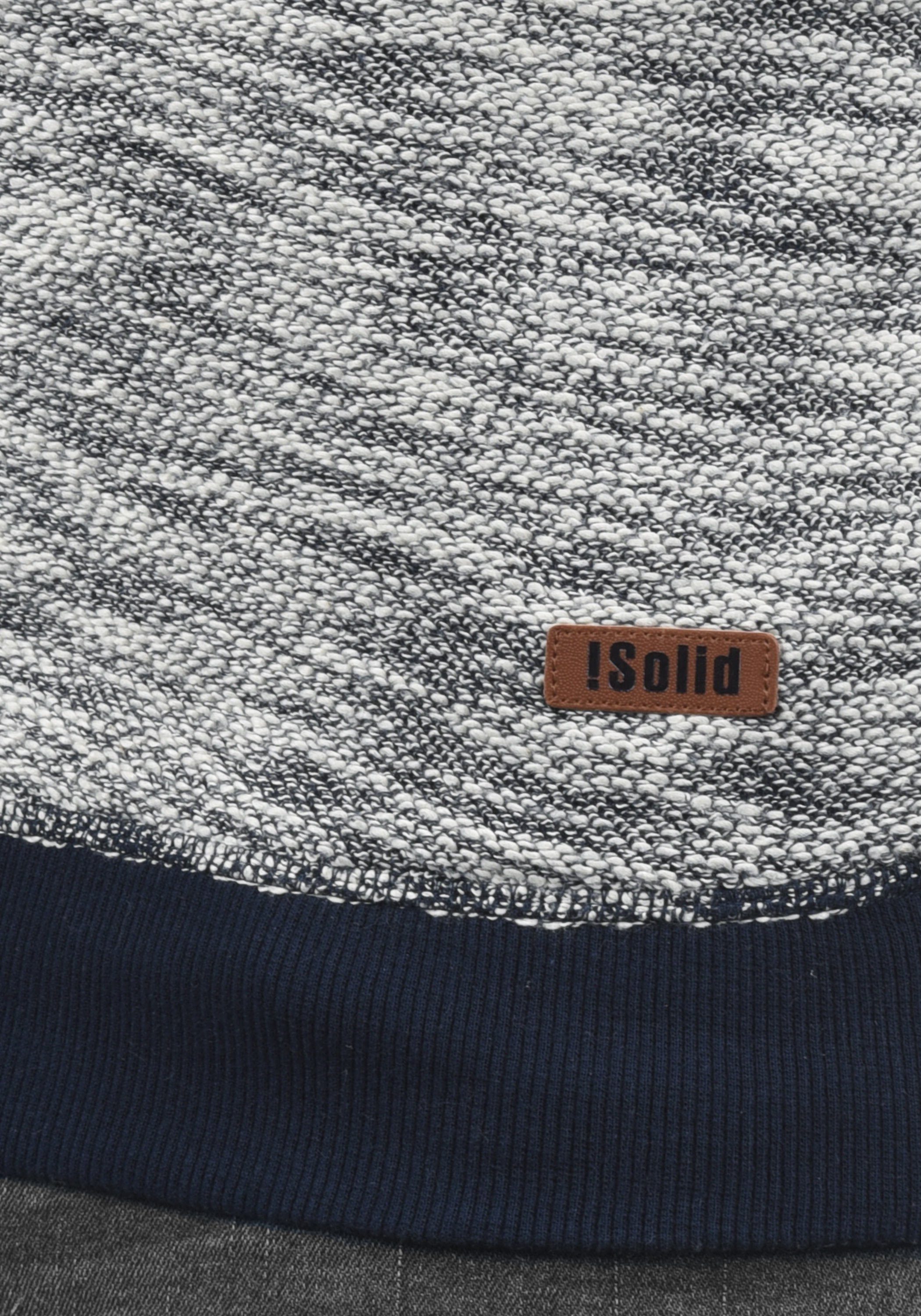 Baseball-Look Sweatshirt !Solid Blue im Insignia Sweatpullover (1991) SDFlocker