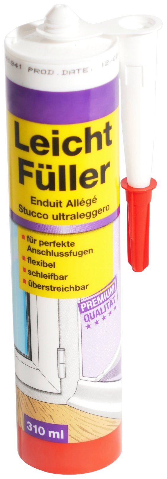 A.S. Création Fugenfueller Fugen und Flächen Leichtfüller, für perfekte Anschlussfugen, 310 ml